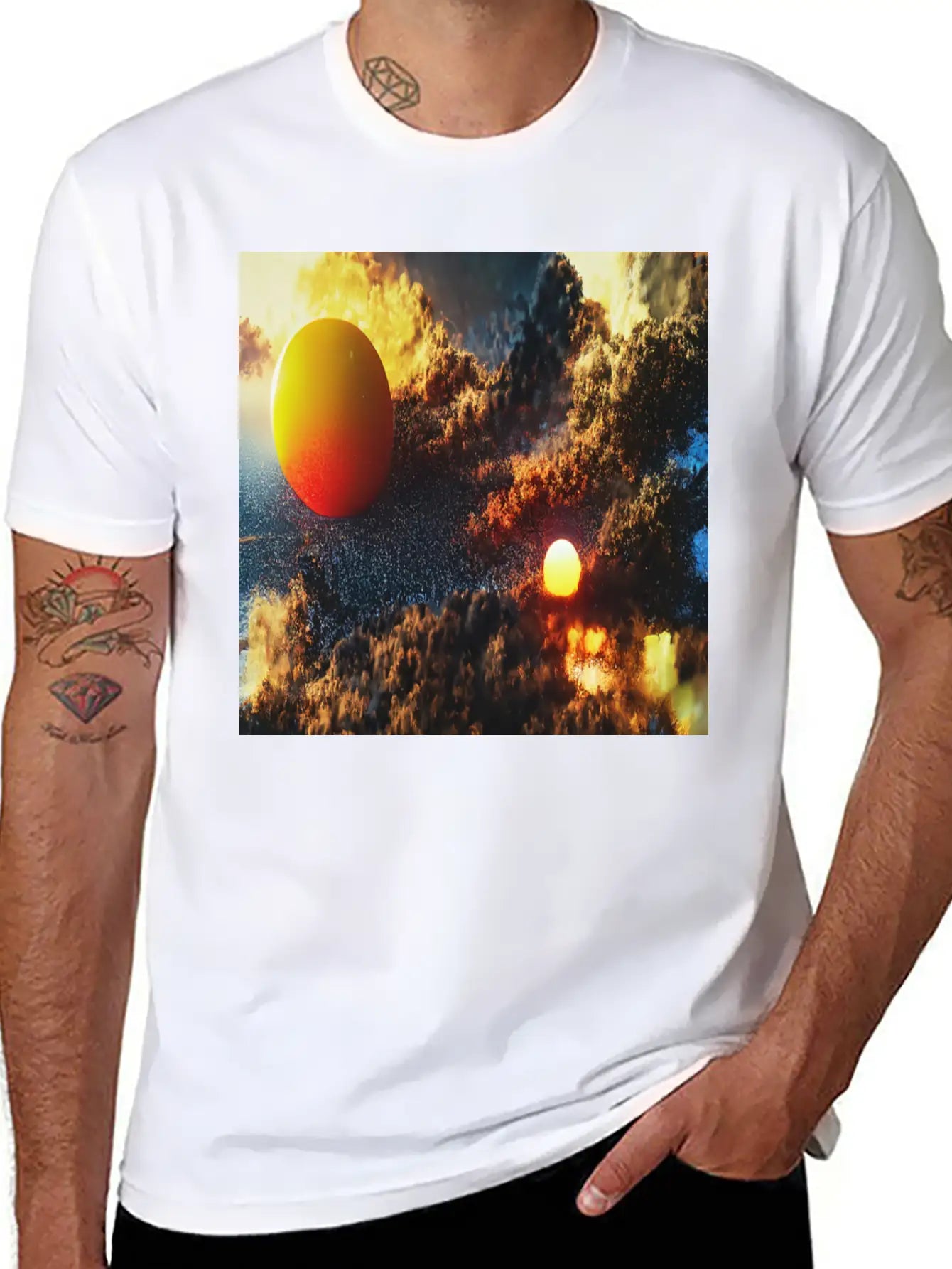Sunset Soft Cotton Short Sleeve Tee ¨C Unisex Wardrobe Staple