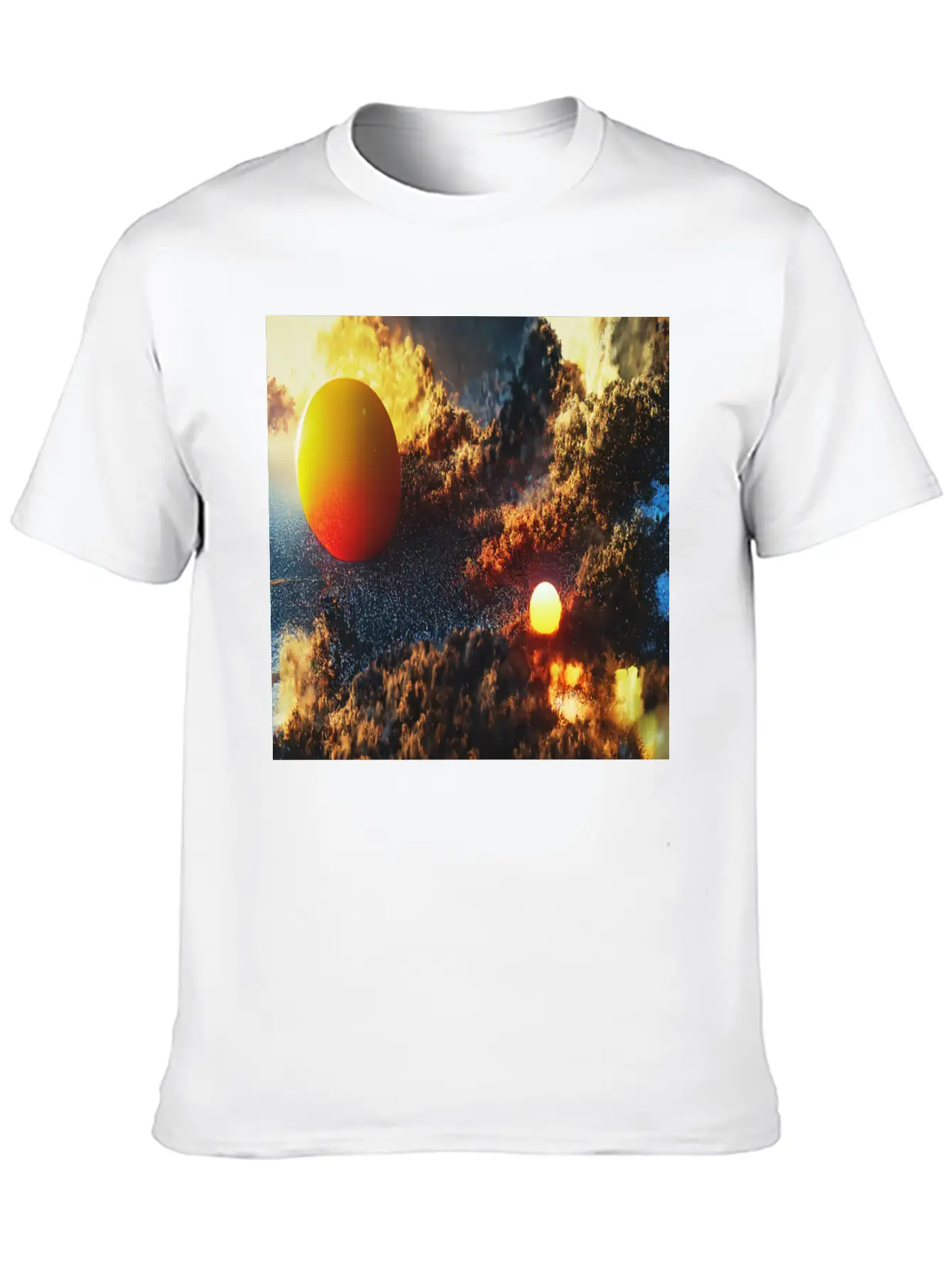 Sunset Soft Cotton Short Sleeve Tee ¨C Unisex Wardrobe Staple