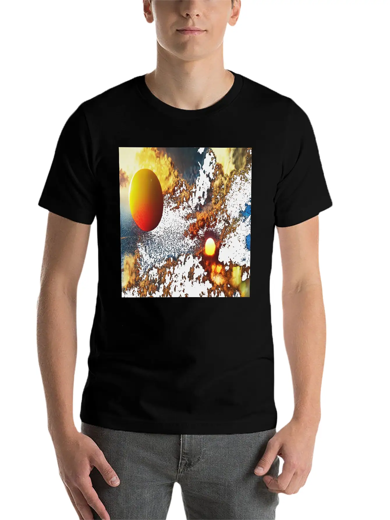 Sunset Soft Cotton Short Sleeve Tee ¨C Unisex Wardrobe Staple