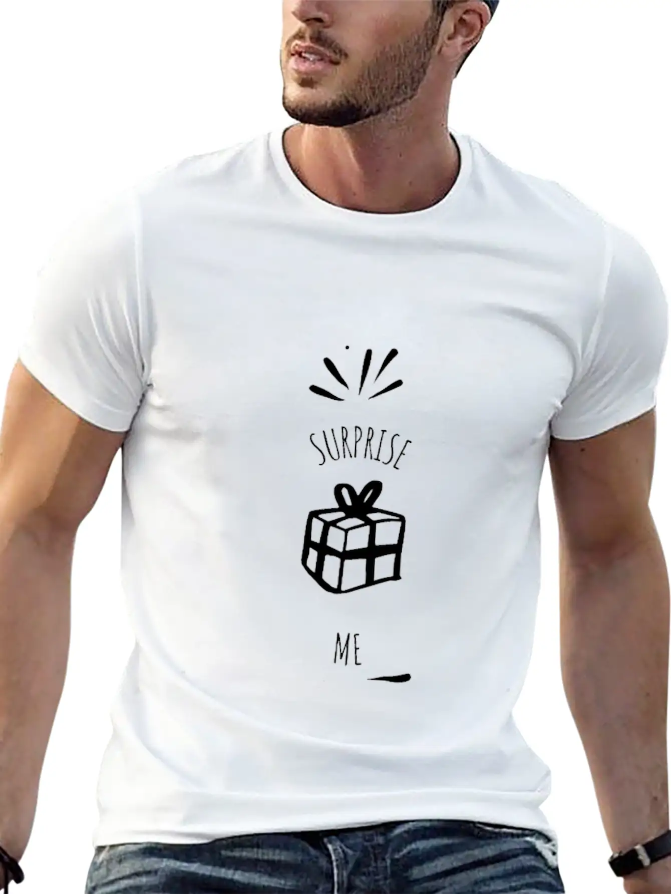 Surprise Essential Cotton Tee For Daily Outfits ¨C Unisex Style