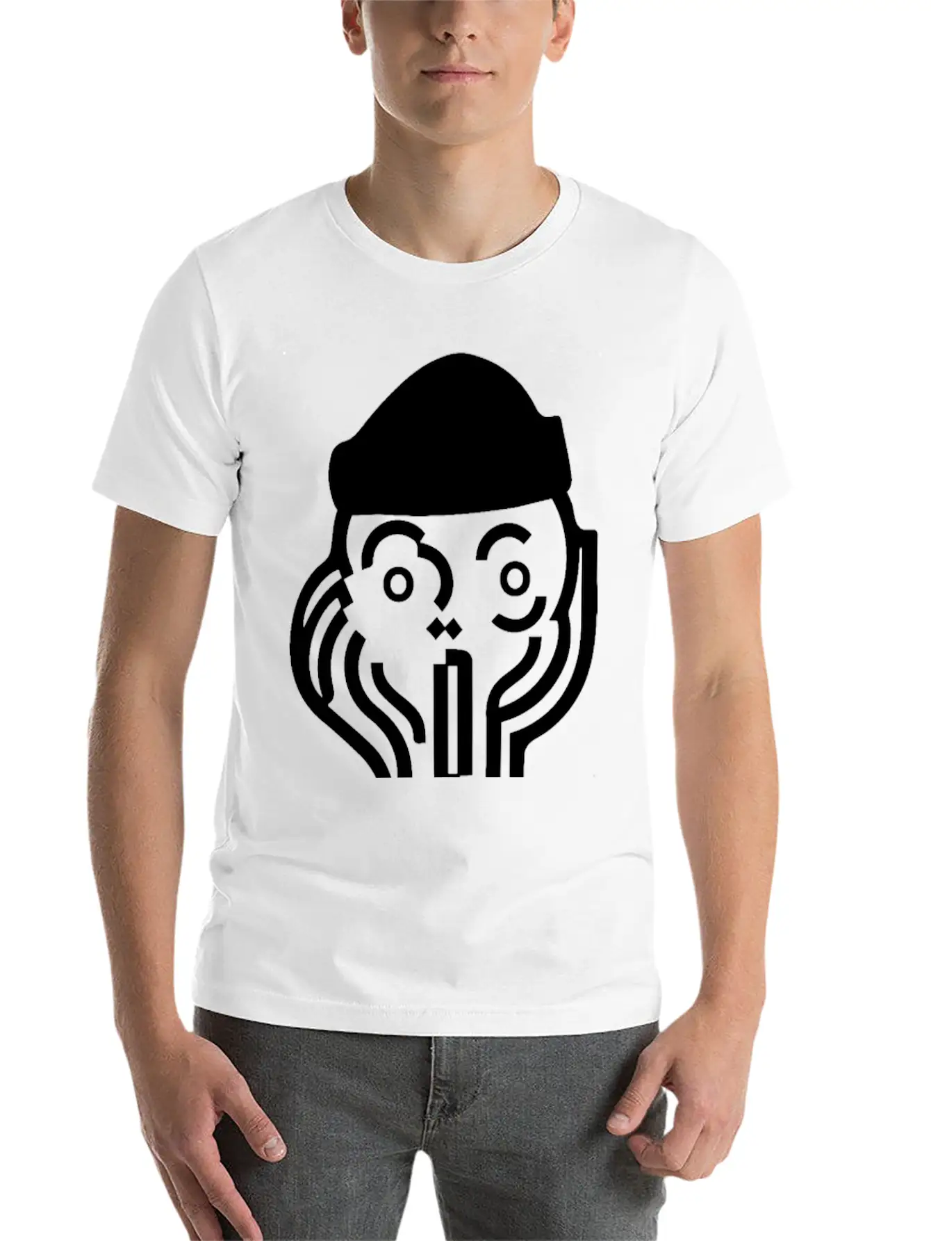 Surprised OPY Basic Graphic T-Shirt ¨C Daily Comfort In Soft Cotton