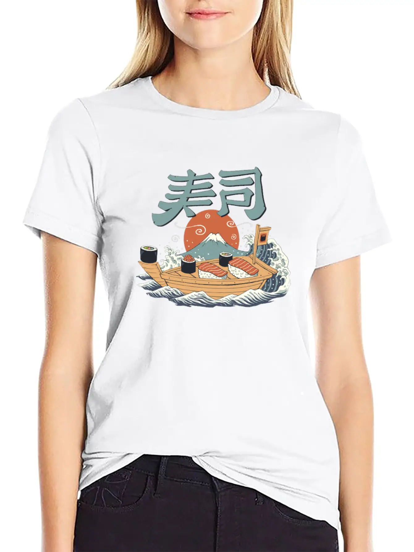 Sushi Pop Basic Graphic T-Shirt ¨C Daily Comfort In Soft Cotton