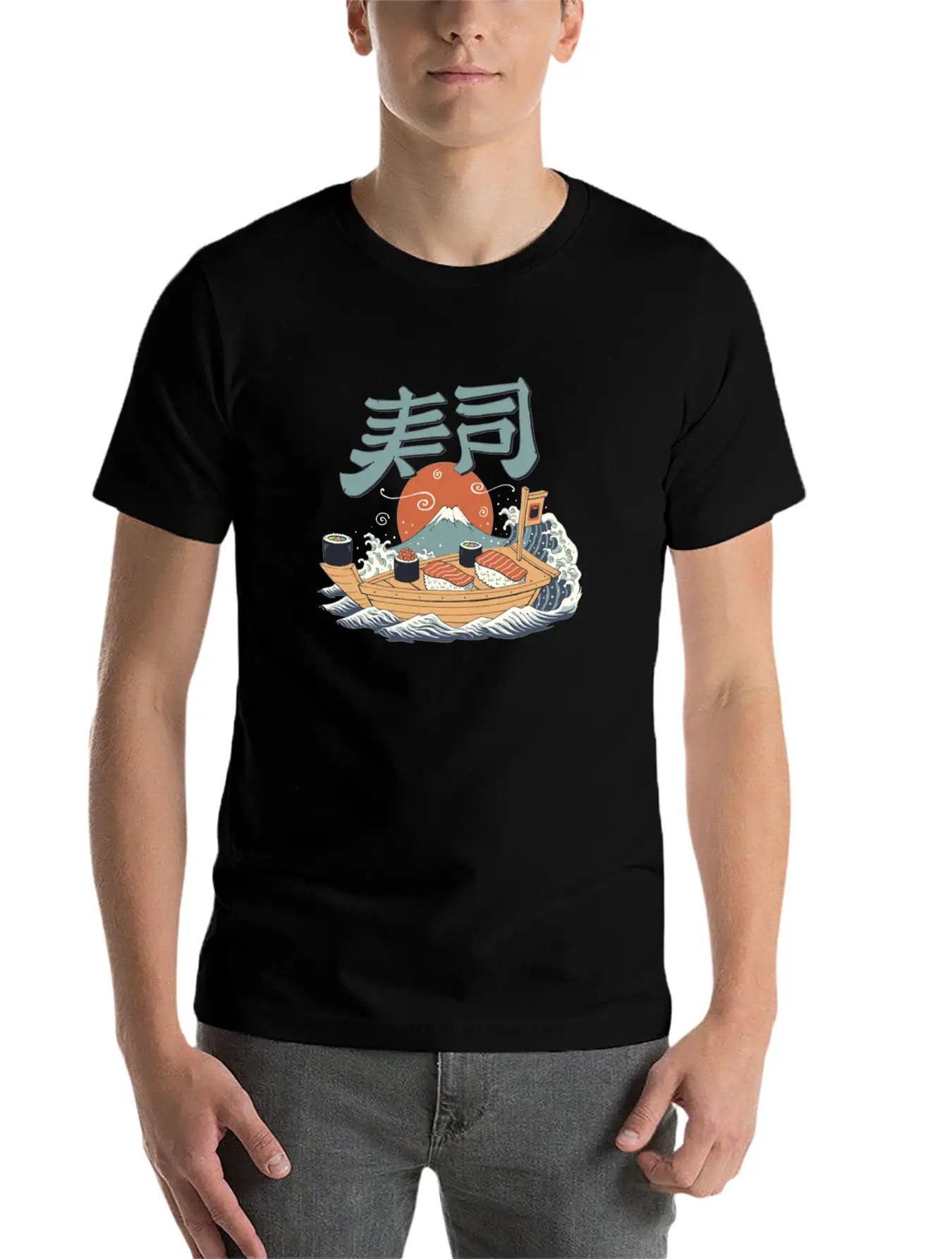 Sushi Pop Basic Graphic T-Shirt ¨C Daily Comfort In Soft Cotton