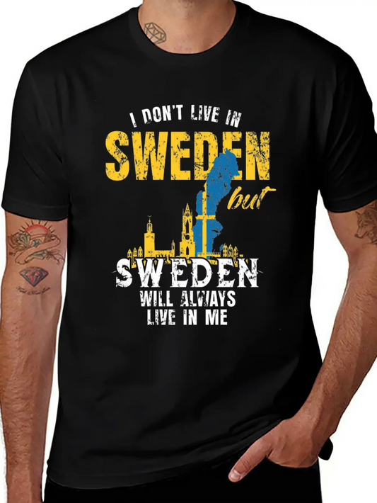 Sweden Country Flag Gift Basic Graphic T-Shirt ¨C Daily Comfort In Soft Cotton
