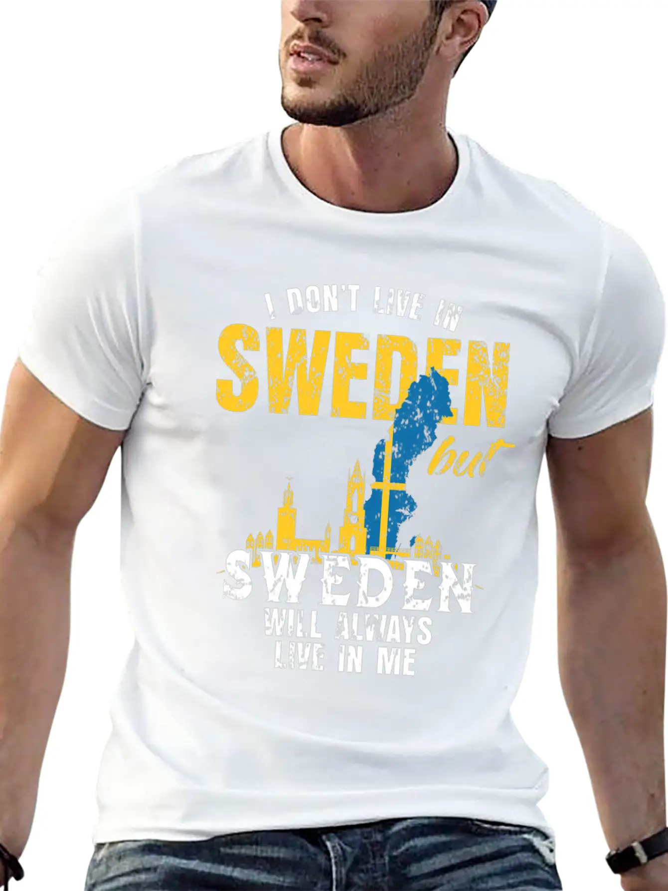Sweden Country Flag Gift Basic Graphic T-Shirt ¨C Daily Comfort In Soft Cotton
