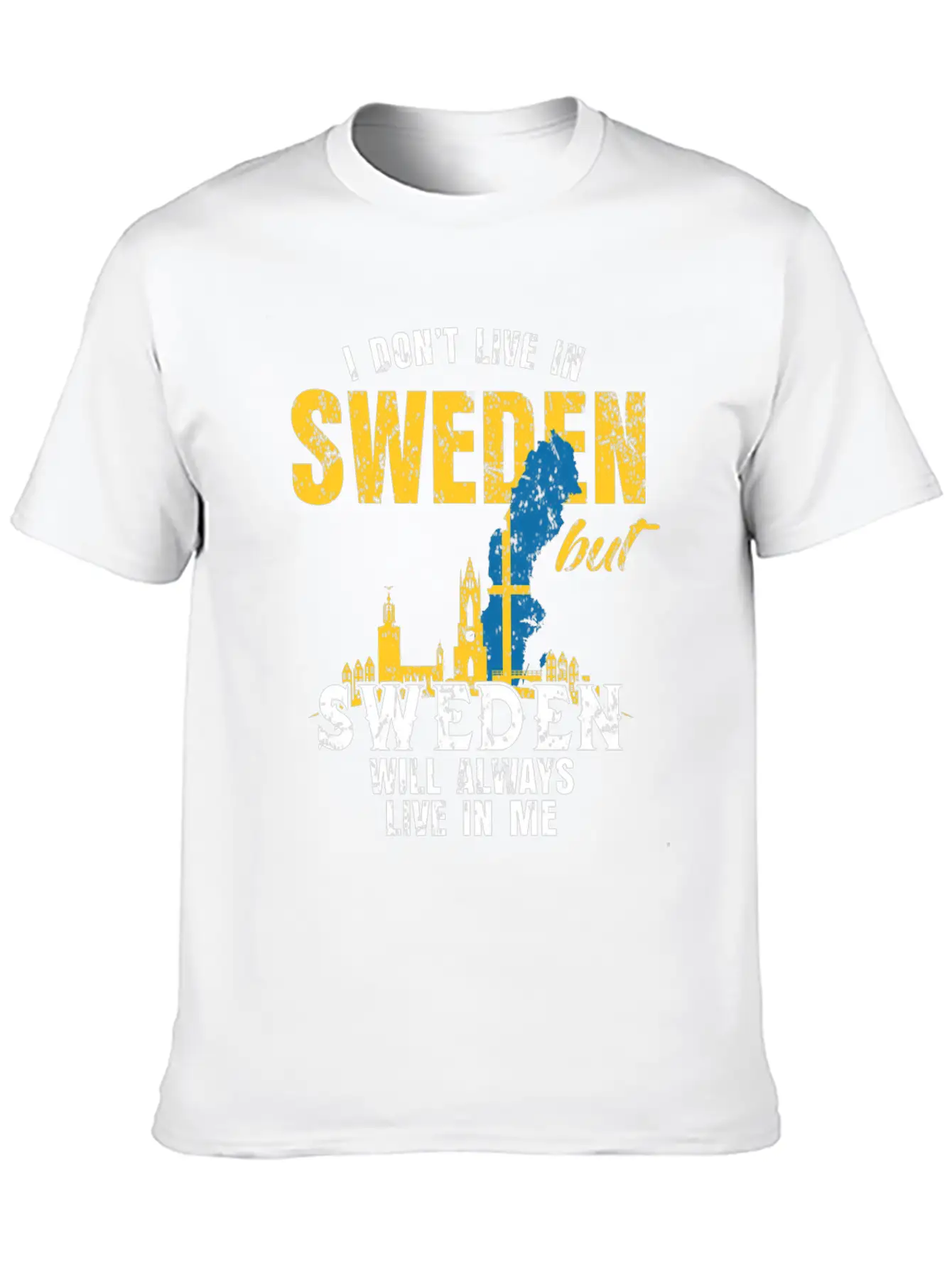 Sweden Country Flag Gift Basic Graphic T-Shirt ¨C Daily Comfort In Soft Cotton