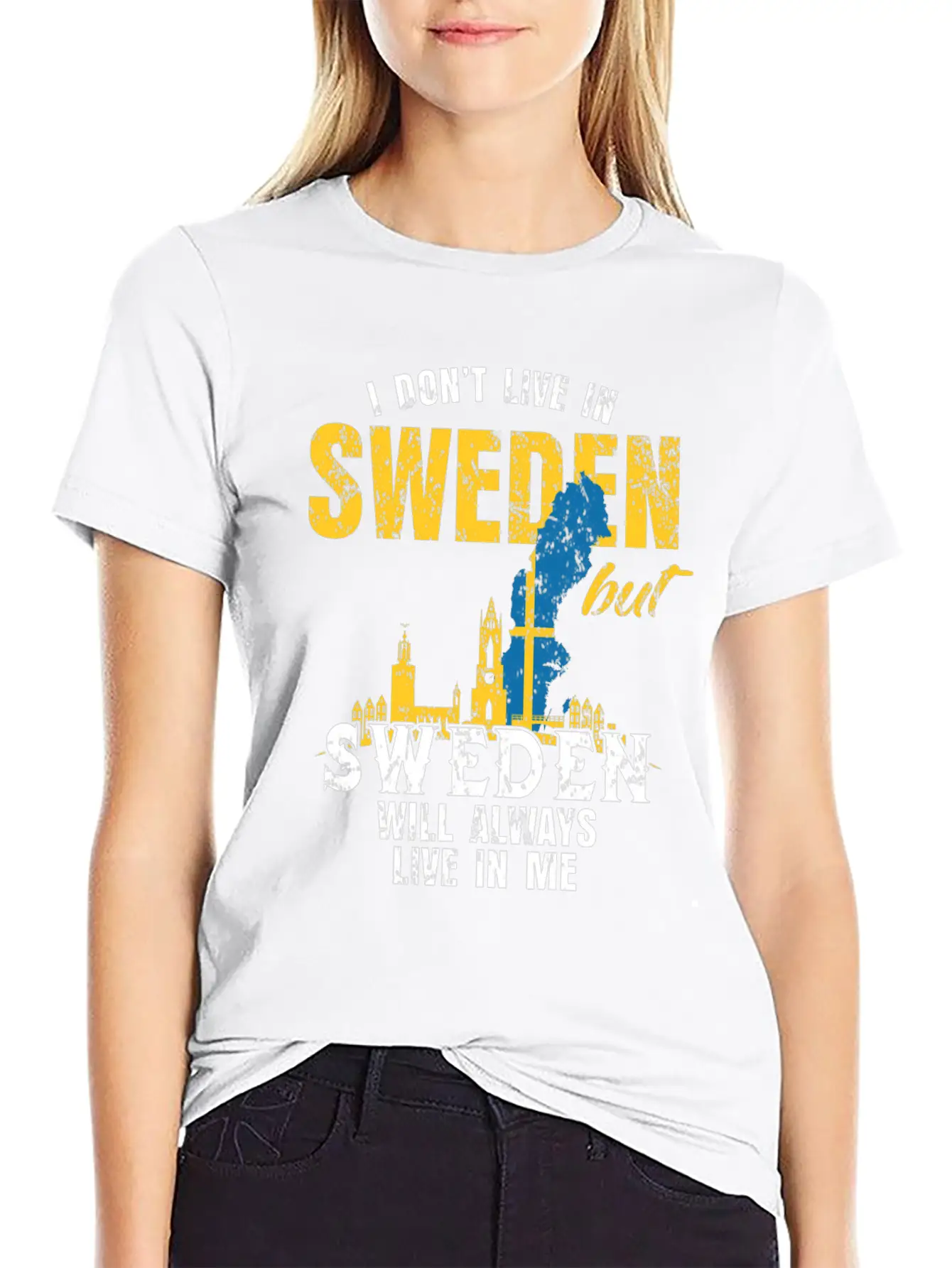 Sweden Country Flag Gift Basic Graphic T-Shirt ¨C Daily Comfort In Soft Cotton