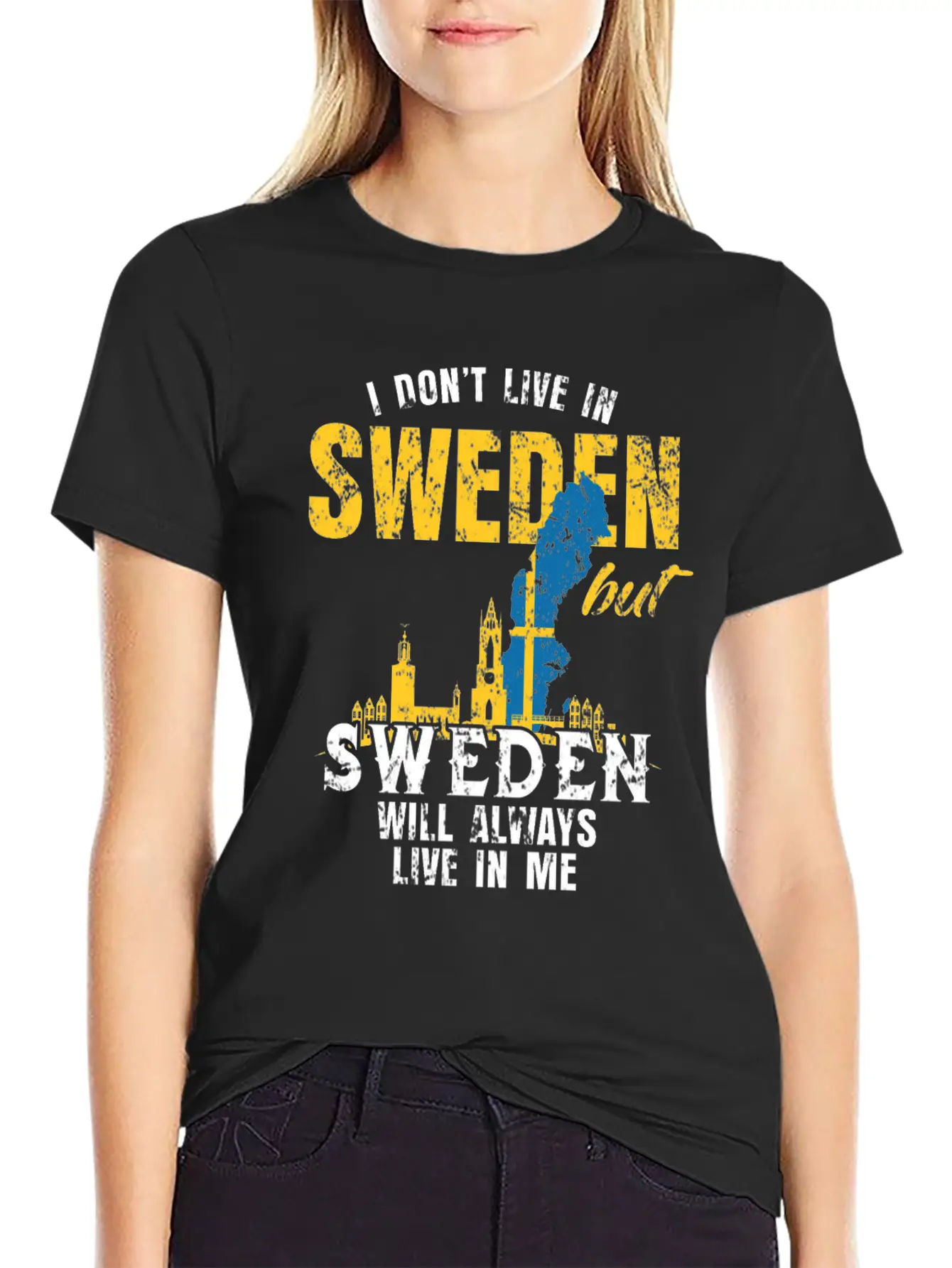 Sweden Country Flag Gift Basic Graphic T-Shirt ¨C Daily Comfort In Soft Cotton