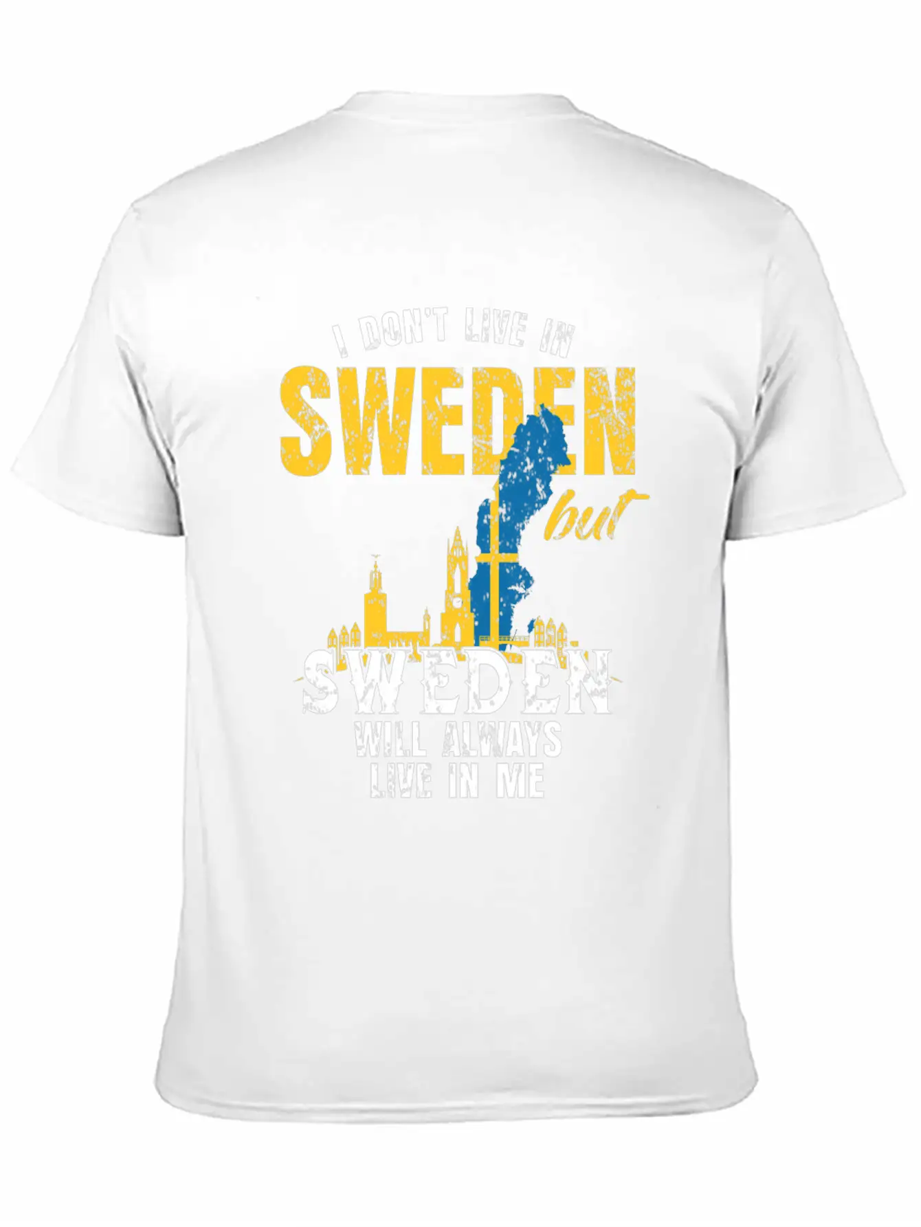 Sweden Country Flag Gift Basic Graphic T-Shirt ¨C Daily Comfort In Soft Cotton