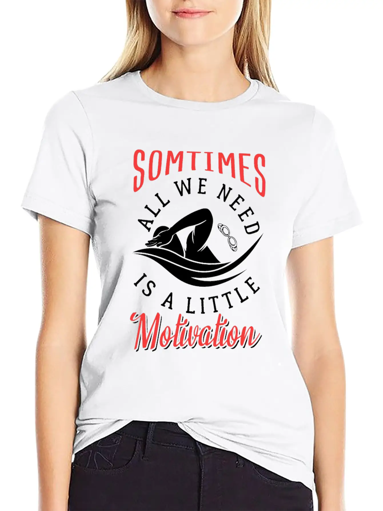 Swimming Fan Lover Watersports Athlete Soft Cotton Short Sleeve Tee ¨C Unisex Wardrobe Staple