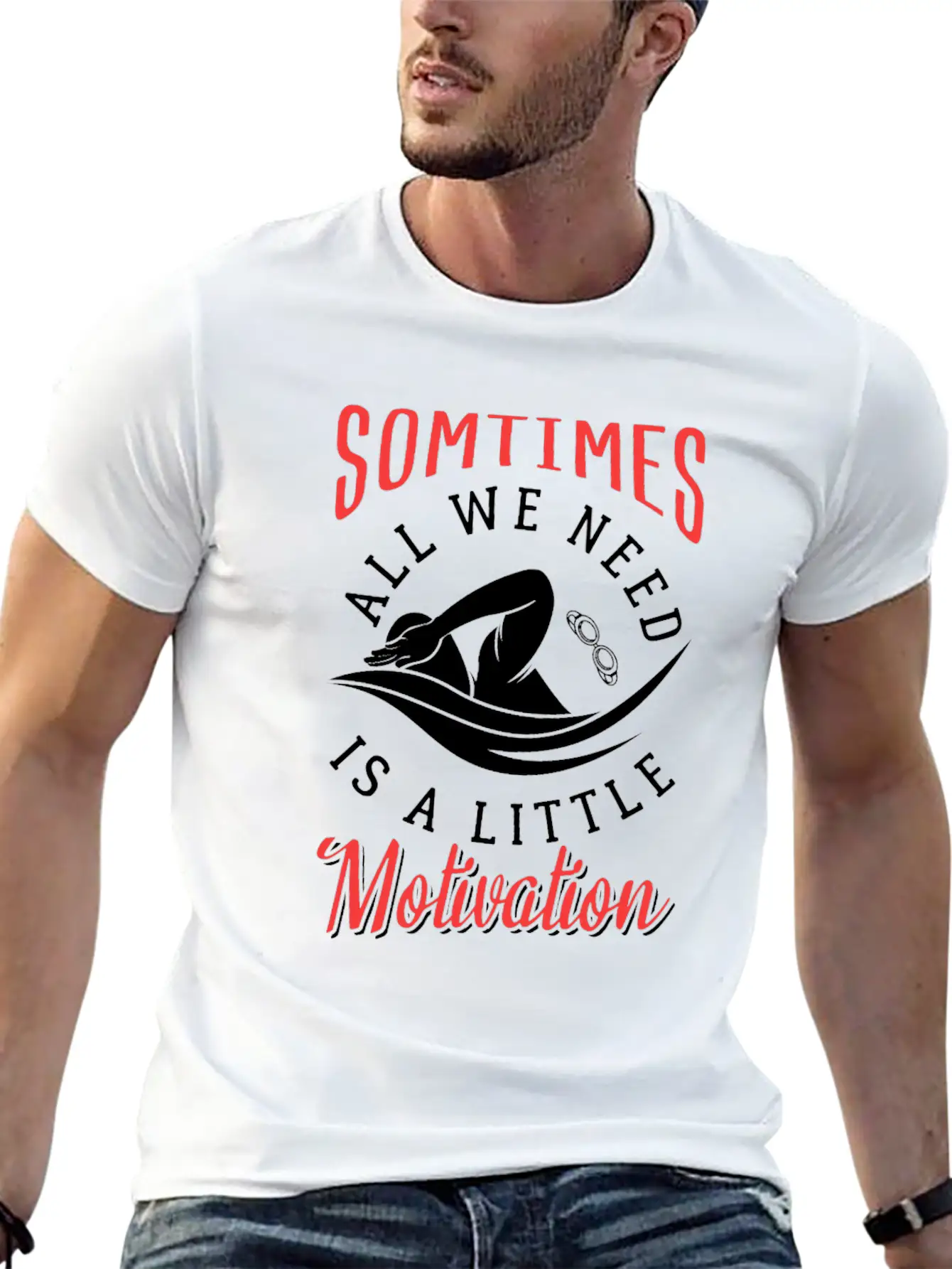 Swimming Fan Lover Watersports Athlete Soft Cotton Short Sleeve Tee ¨C Unisex Wardrobe Staple