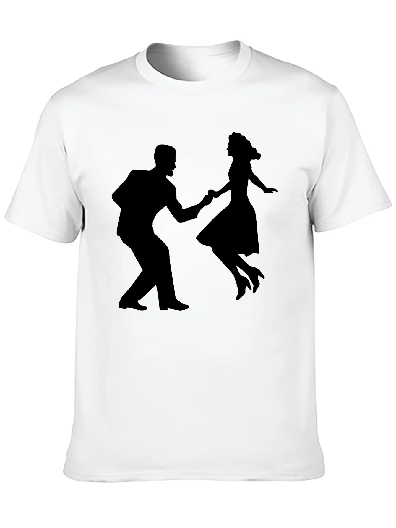 Swing Dance Basic Graphic T-Shirt ¨C Daily Comfort In Soft Cotton