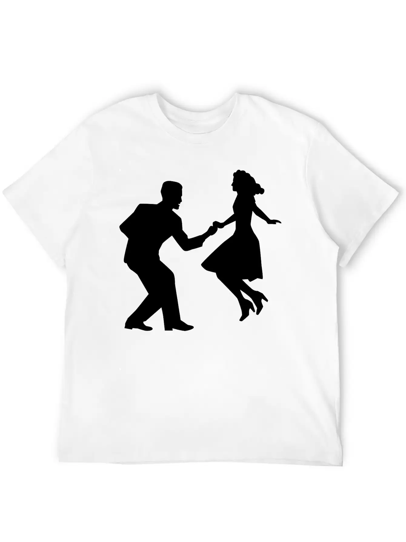Swing Dance Basic Graphic T-Shirt ¨C Daily Comfort In Soft Cotton