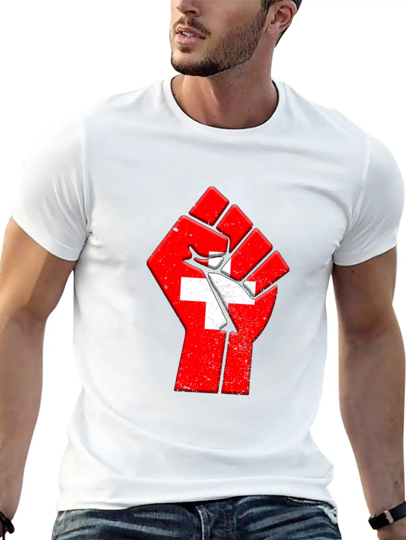 Switzerland Flag Country Pride Native Family Soft Cotton Short Sleeve Tee ¨C Unisex Wardrobe Staple