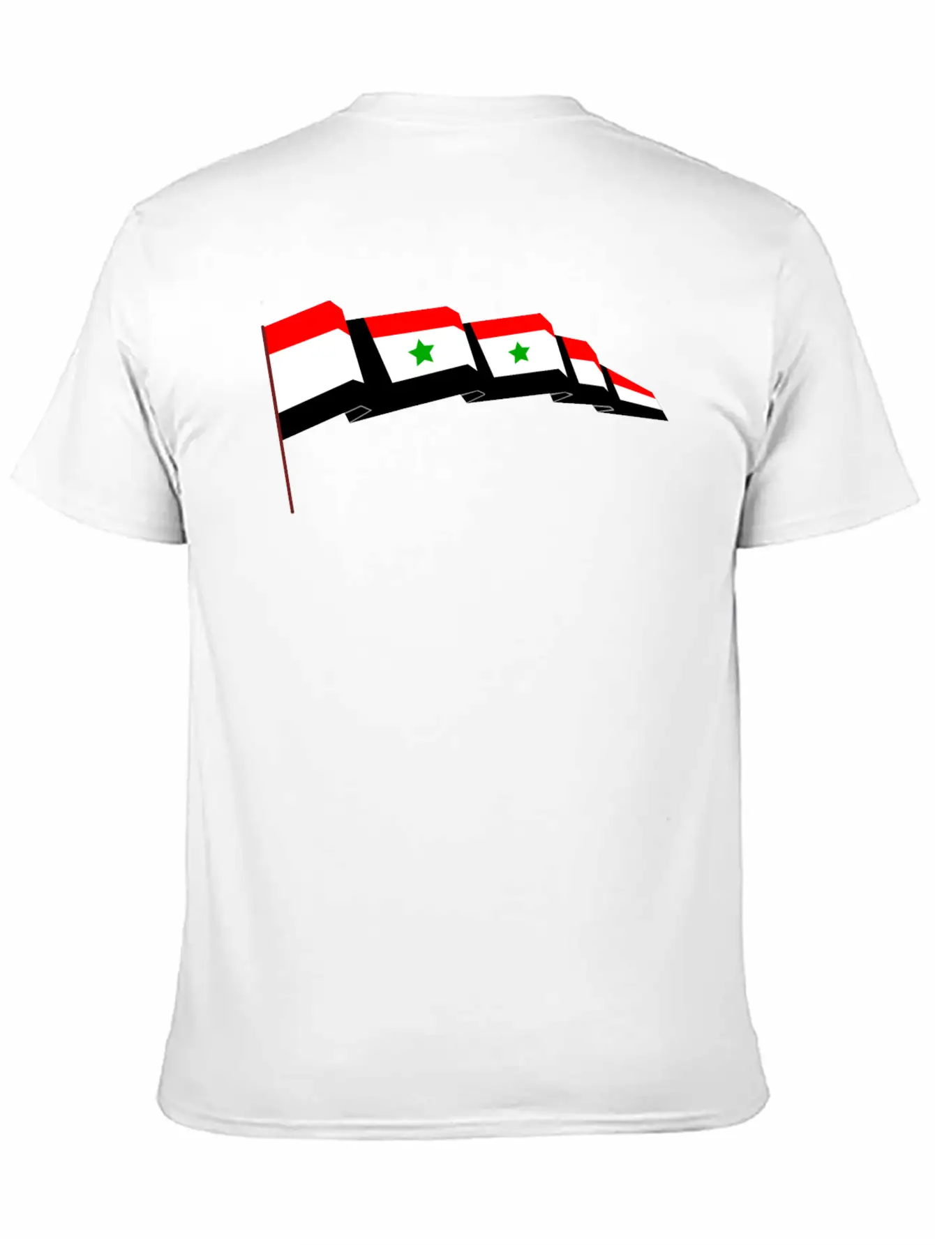 Syrian Flag Essential Cotton Tee For Daily Outfits ¨C Unisex Style