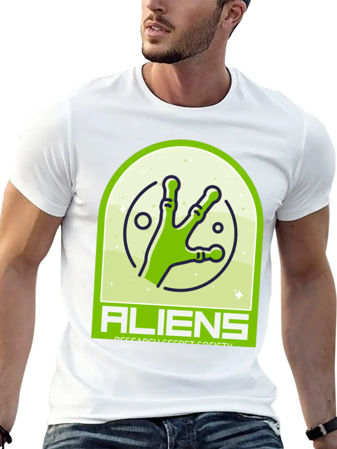 T Shirt Design For An Alien Ufo Soft Cotton Short Sleeve Tee ¨C Unisex Wardrobe Staple