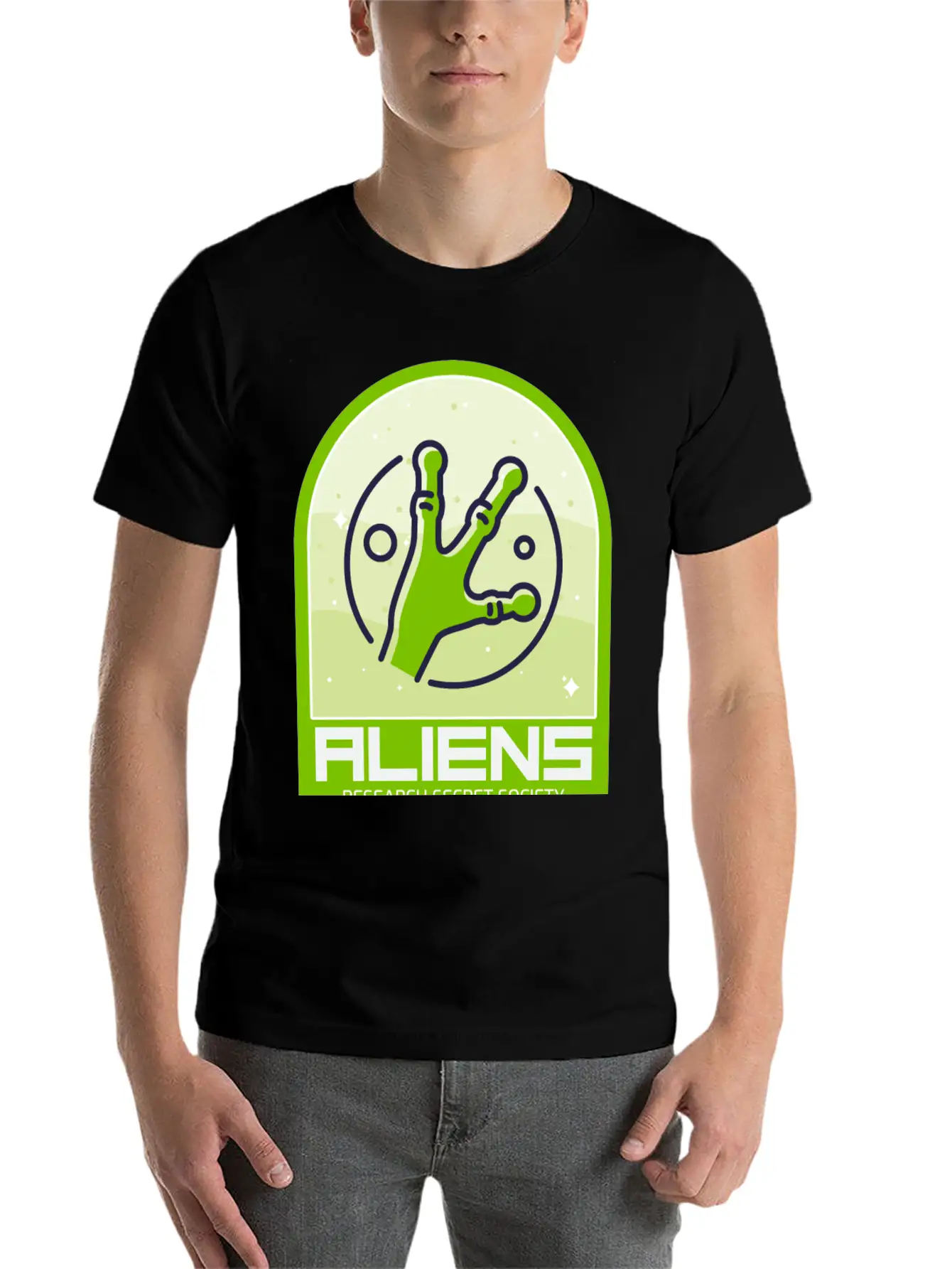 T Shirt Design For An Alien Ufo Soft Cotton Short Sleeve Tee ¨C Unisex Wardrobe Staple