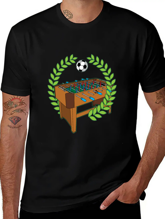 Table Football Pitch Foosball Humor Saying Unisex Casual T-Shirt ¨C Clean Design For Daily Comfort