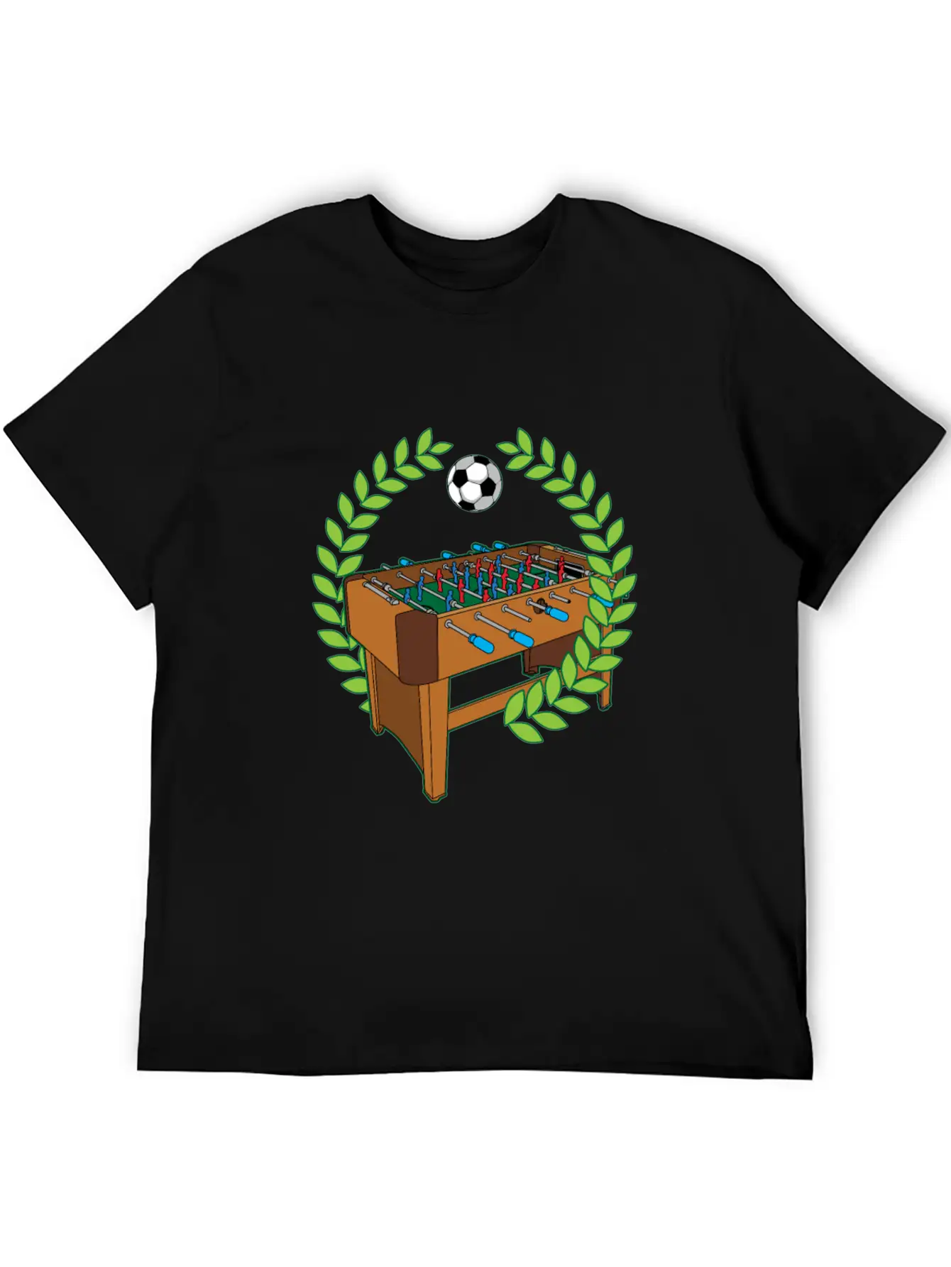 Table Football Pitch Foosball Humor Saying Unisex Casual T-Shirt ¨C Clean Design For Daily Comfort