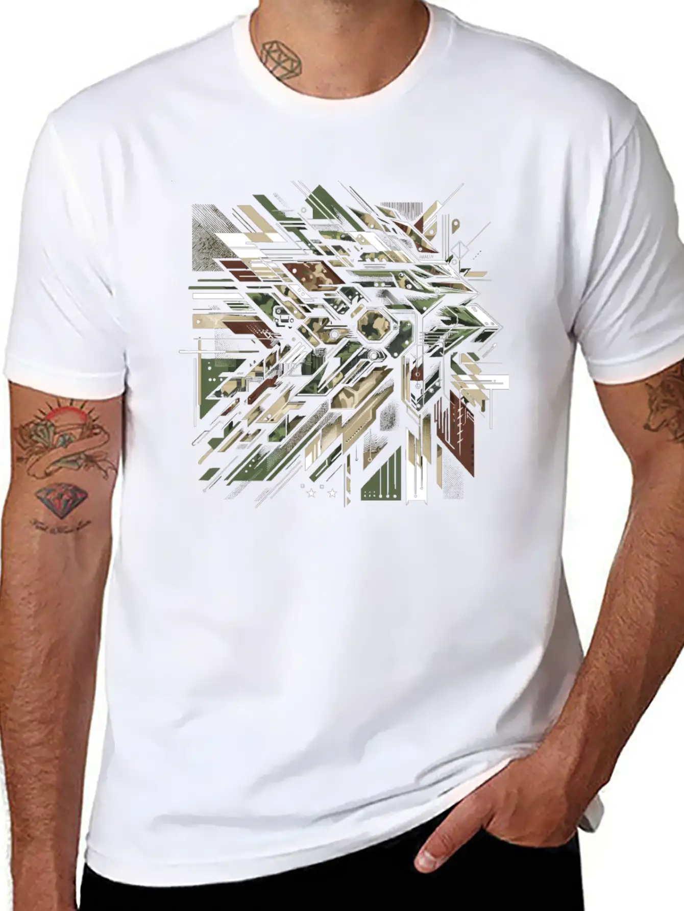 Tactical Strike Basic Graphic T-Shirt ¨C Daily Comfort In Soft Cotton