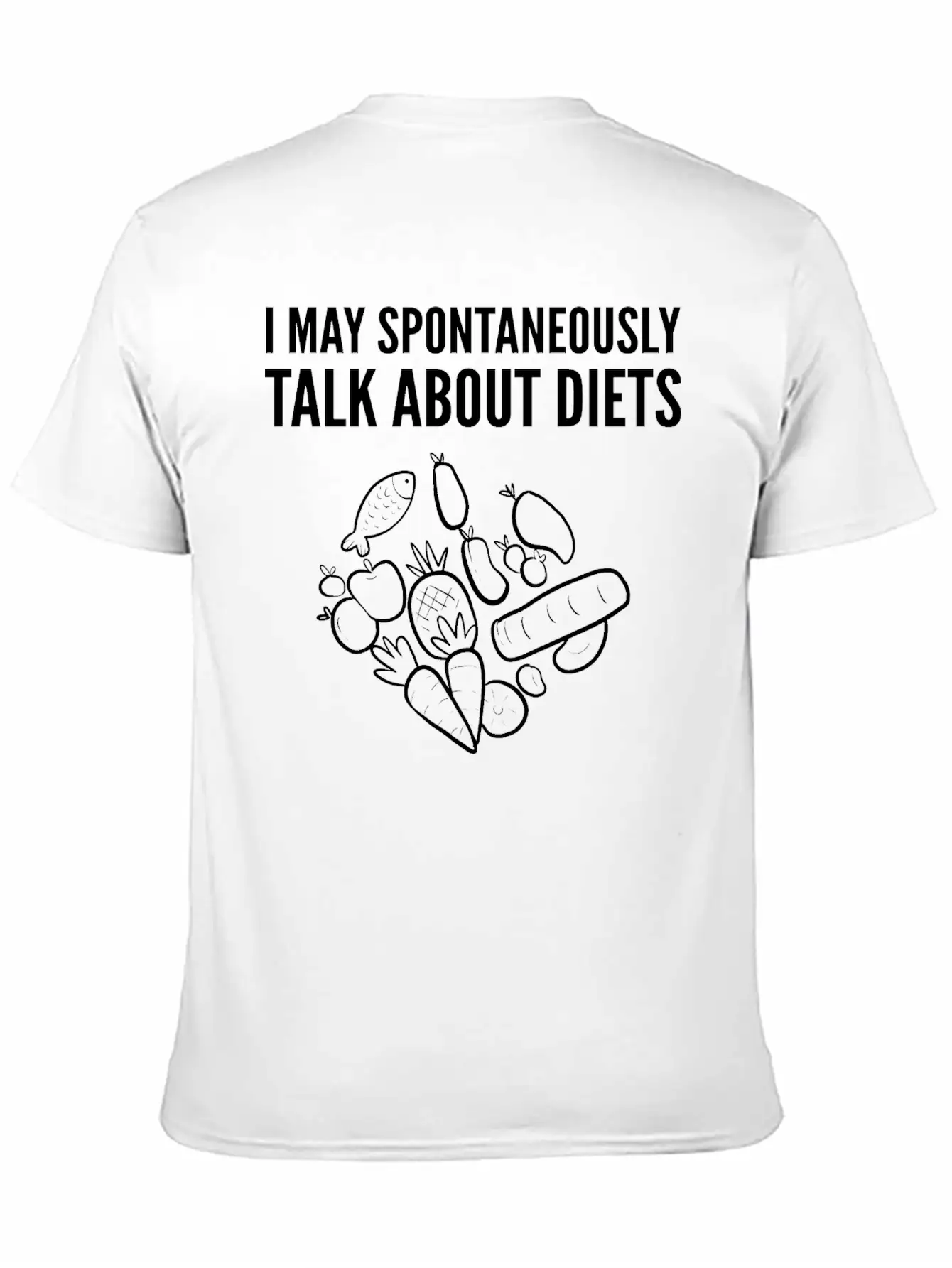 Talk About Diets Dietitians Gift Basic Graphic T-Shirt ¨C Daily Comfort In Soft Cotton