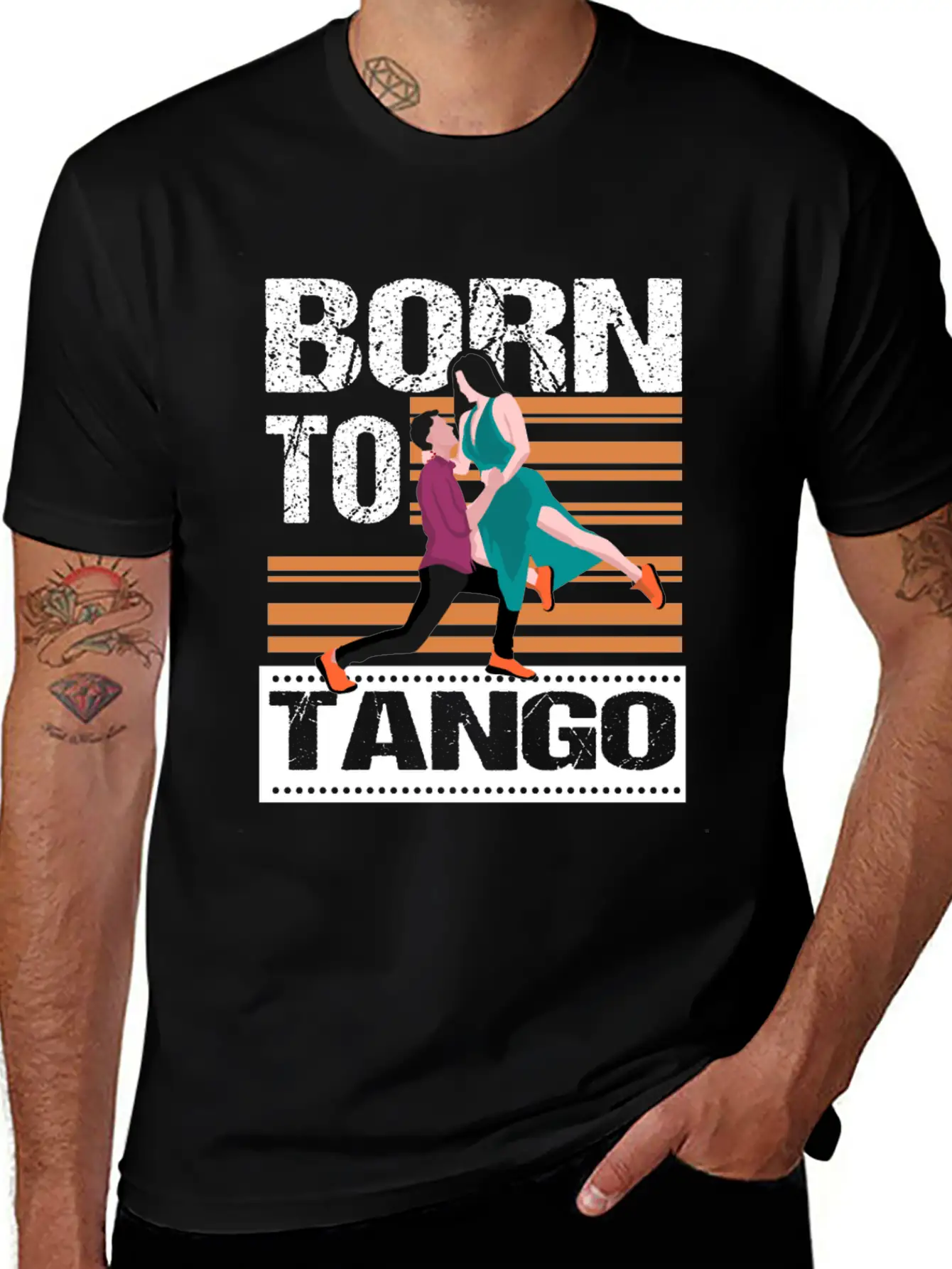 Tango Dancing Basic Graphic T-Shirt ¨C Daily Comfort In Soft Cotton