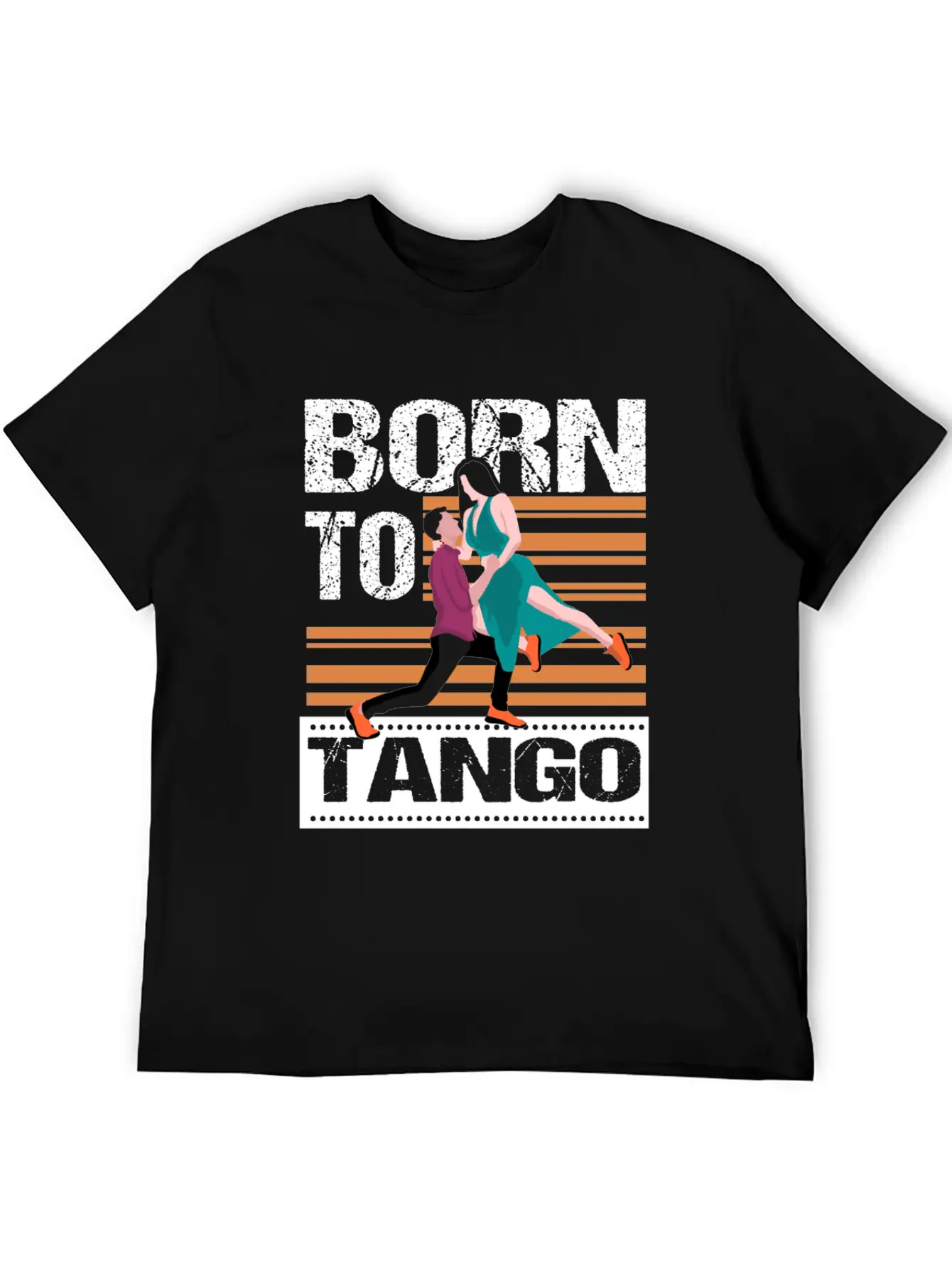 Tango Dancing Basic Graphic T-Shirt ¨C Daily Comfort In Soft Cotton