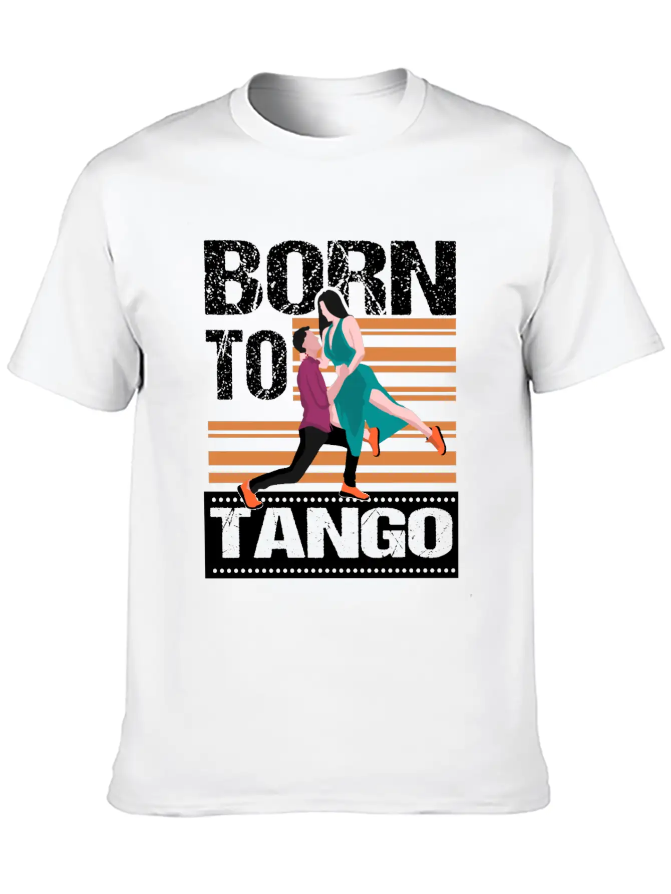 Tango Dancing Basic Graphic T-Shirt ¨C Daily Comfort In Soft Cotton