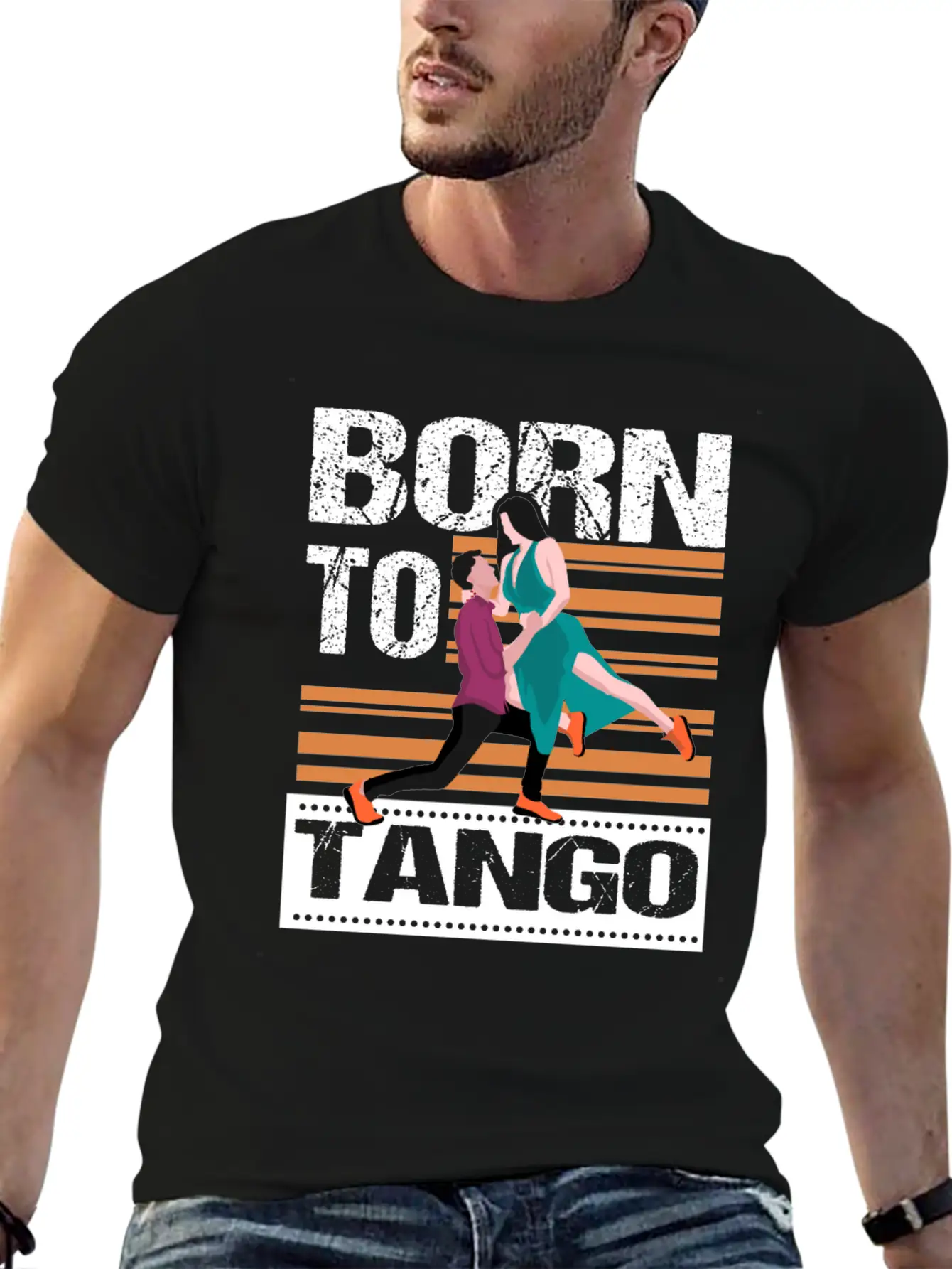Tango Dancing Basic Graphic T-Shirt ¨C Daily Comfort In Soft Cotton