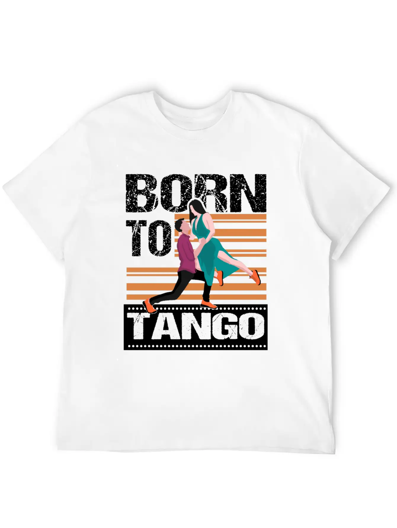 Tango Dancing Basic Graphic T-Shirt ¨C Daily Comfort In Soft Cotton