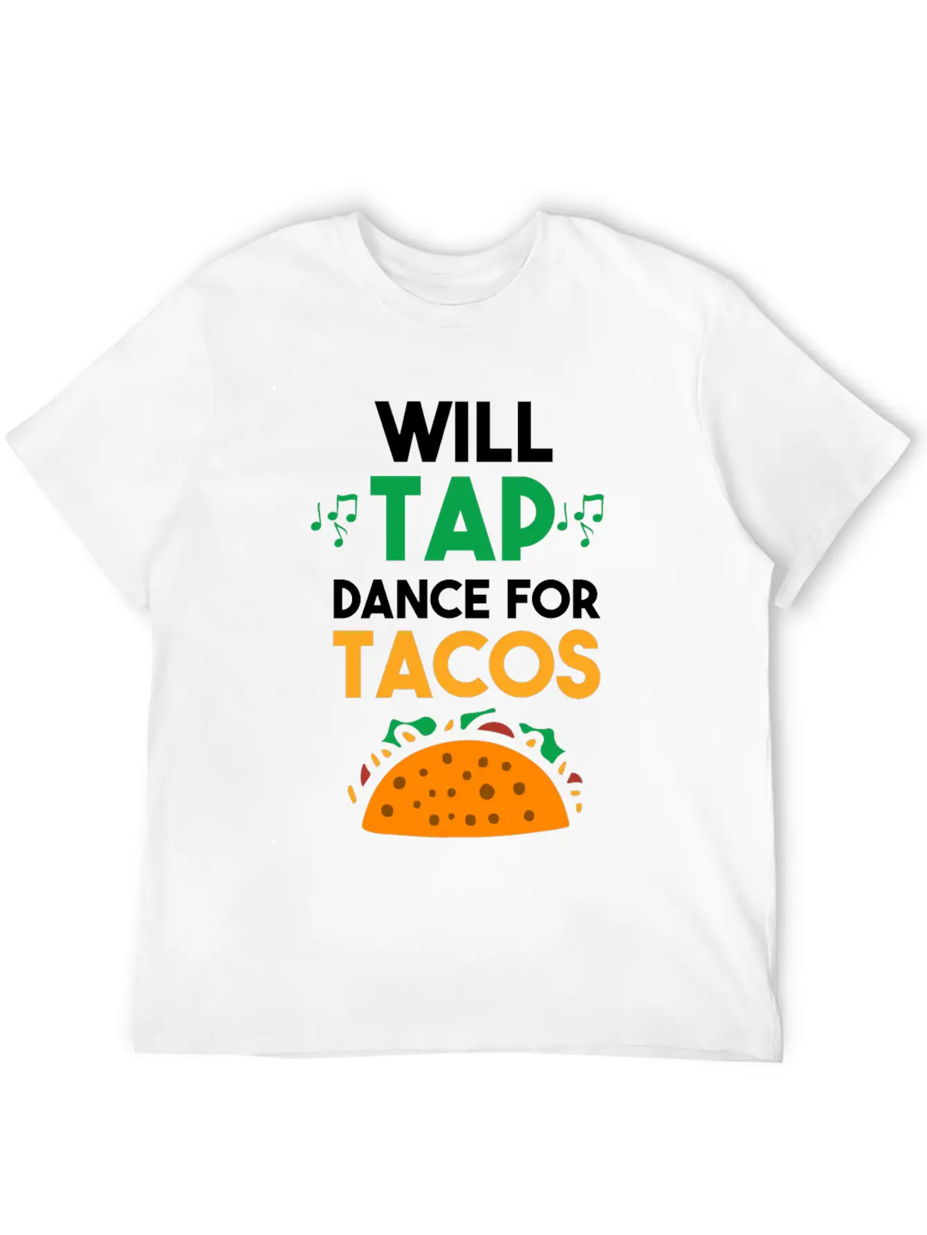 Tap Dance Feet Stomp Rhythm Taco Lover Soft Cotton Short Sleeve Tee ¨C Unisex Wardrobe Staple
