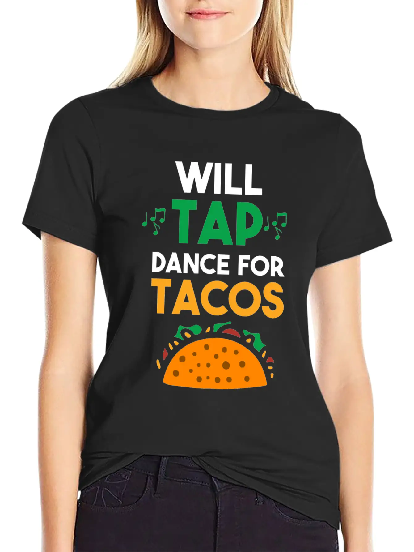 Tap Dance Feet Stomp Rhythm Taco Lover Soft Cotton Short Sleeve Tee ¨C Unisex Wardrobe Staple
