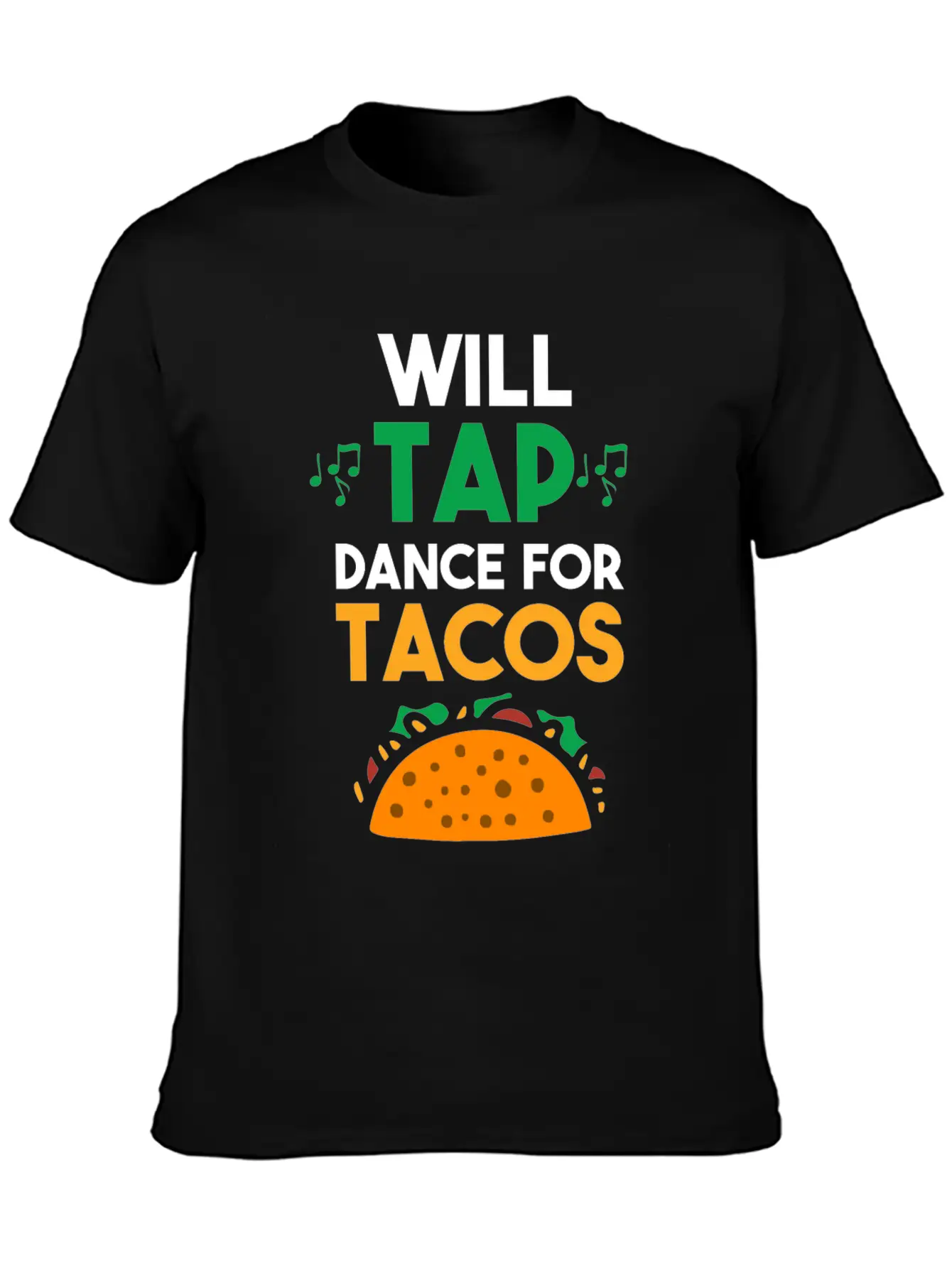 Tap Dance Feet Stomp Rhythm Taco Lover Soft Cotton Short Sleeve Tee ¨C Unisex Wardrobe Staple