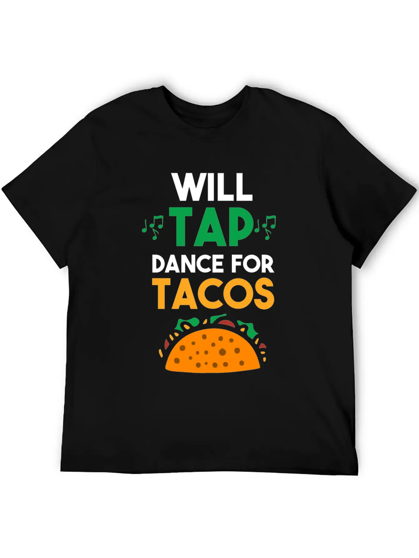 Tap Dance Feet Stomp Rhythm Taco Lover Soft Cotton Short Sleeve Tee ¨C Unisex Wardrobe Staple