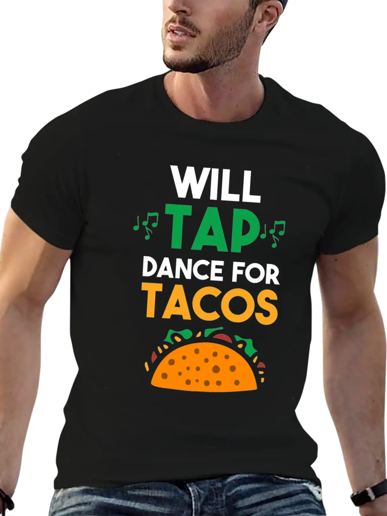 Tap Dance Feet Stomp Rhythm Taco Lover Soft Cotton Short Sleeve Tee ¨C Unisex Wardrobe Staple