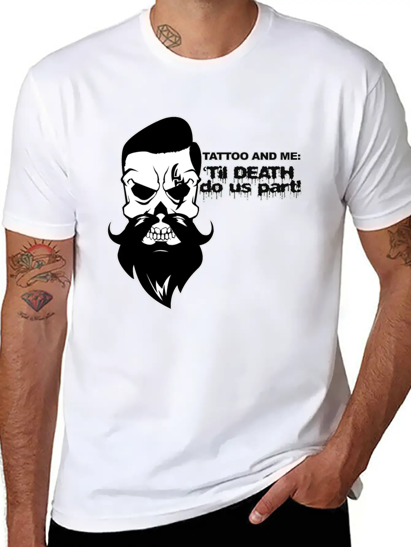 Tattoo Unisex Casual T-Shirt ¨C Clean Design For Daily Comfort