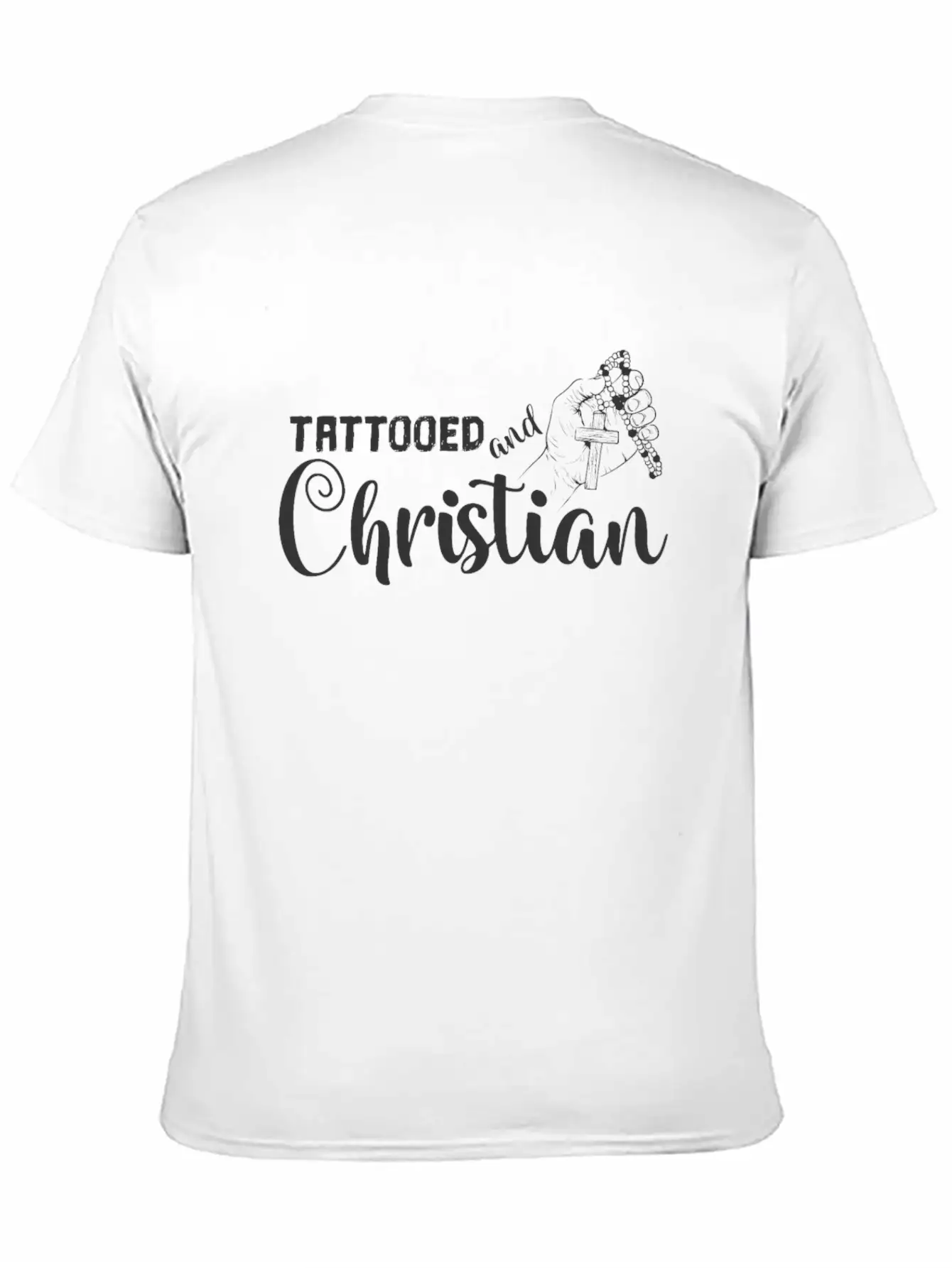 Tattooed And Christian Tattoo Basic Graphic T-Shirt ¨C Daily Comfort In Soft Cotton