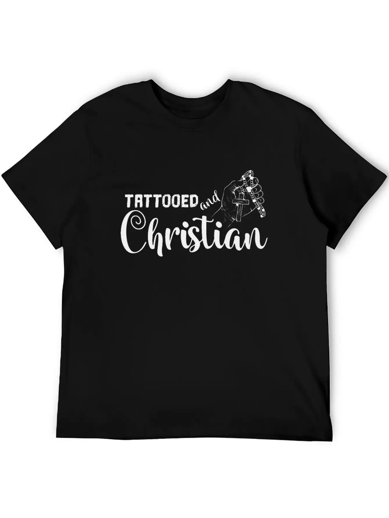 Tattooed And Christian Tattoo Basic Graphic T-Shirt ¨C Daily Comfort In Soft Cotton