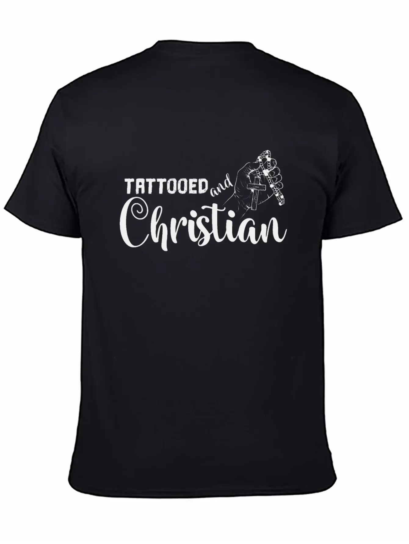 Tattooed And Christian Tattoo Basic Graphic T-Shirt ¨C Daily Comfort In Soft Cotton