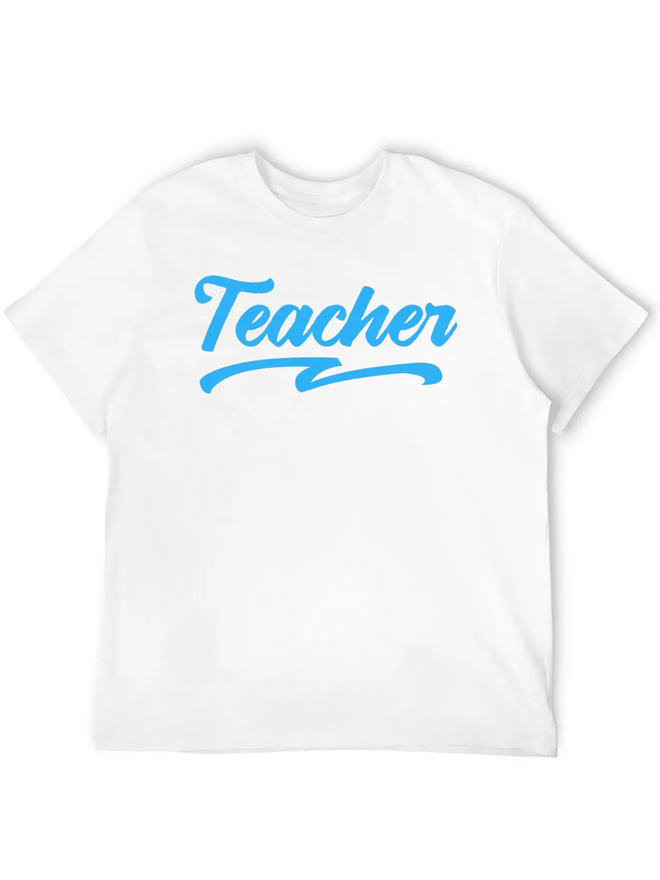 Teacher Typography Text Unisex Casual T-Shirt ¨C Clean Design For Daily Comfort
