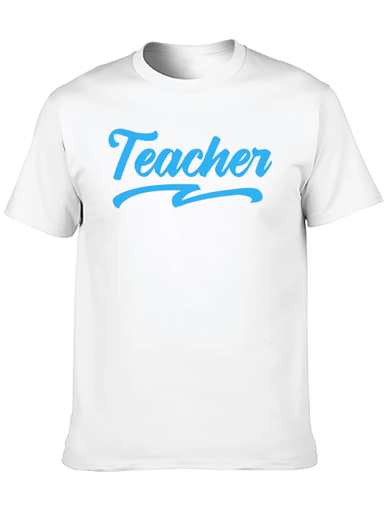Teacher Typography Text Unisex Casual T-Shirt ¨C Clean Design For Daily Comfort