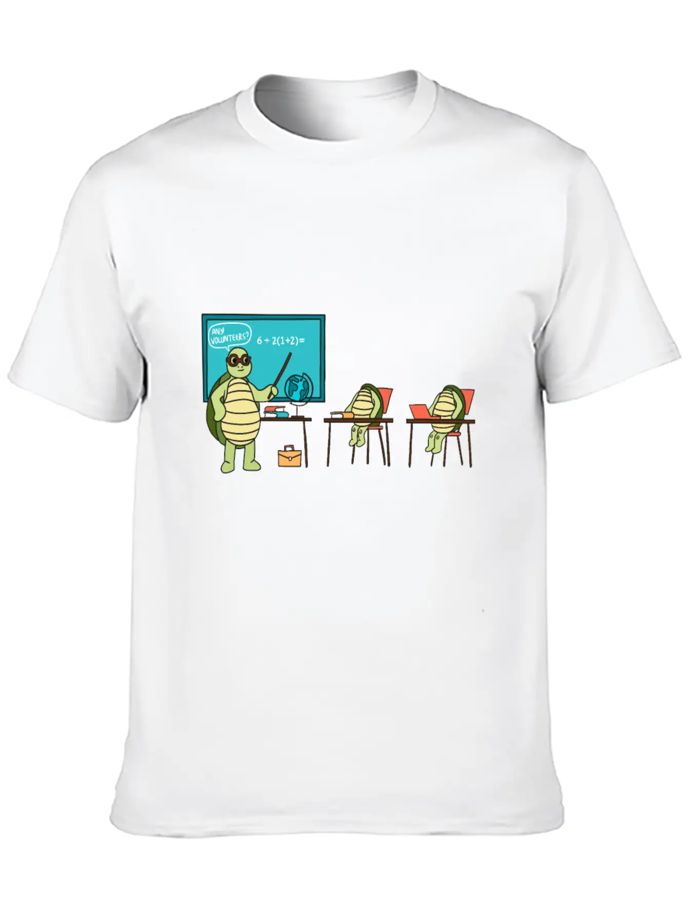 Teaching Turtle Essential Cotton Tee For Daily Outfits ¨C Unisex Style