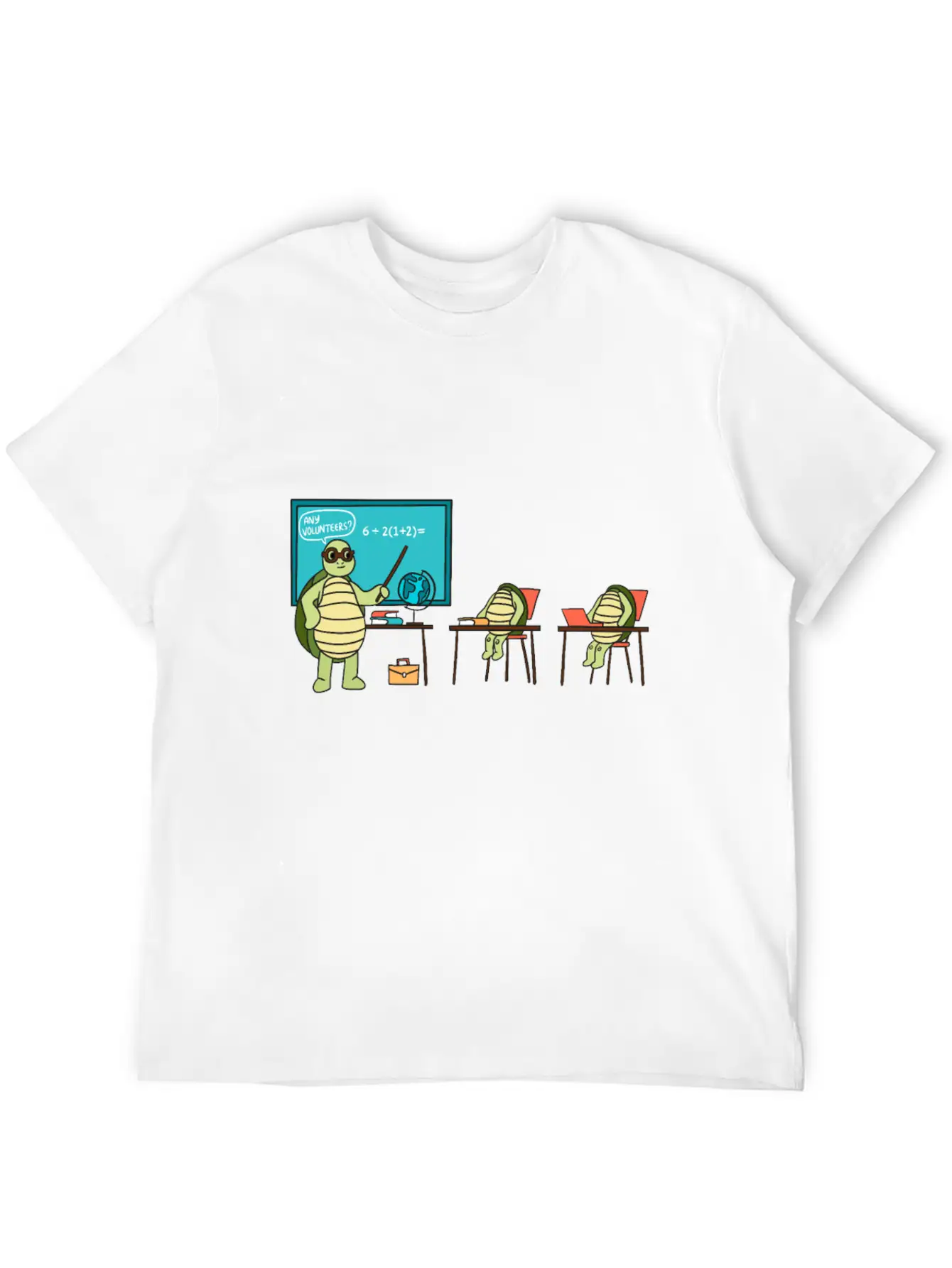 Teaching Turtle Essential Cotton Tee For Daily Outfits ¨C Unisex Style