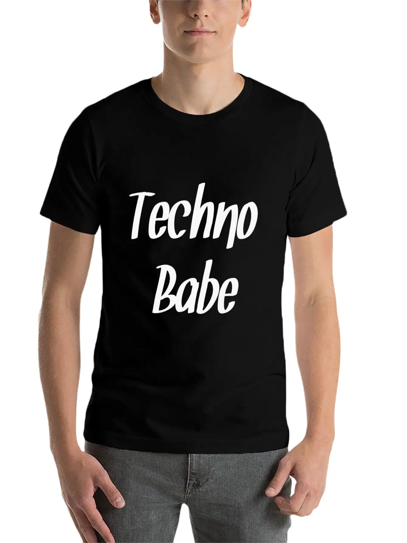 Techno Essential Cotton Tee For Daily Outfits ¨C Unisex Style