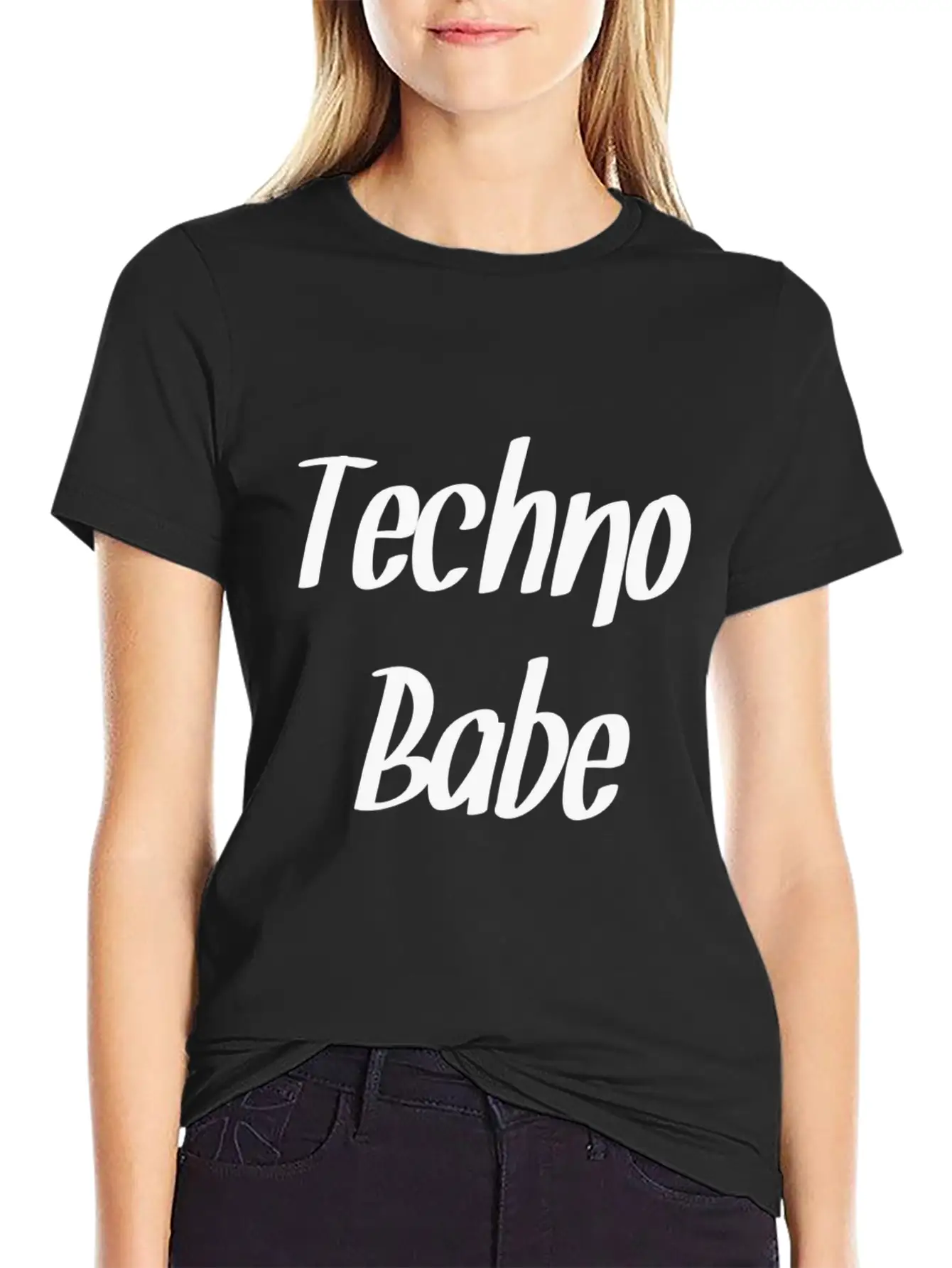 Techno Essential Cotton Tee For Daily Outfits ¨C Unisex Style