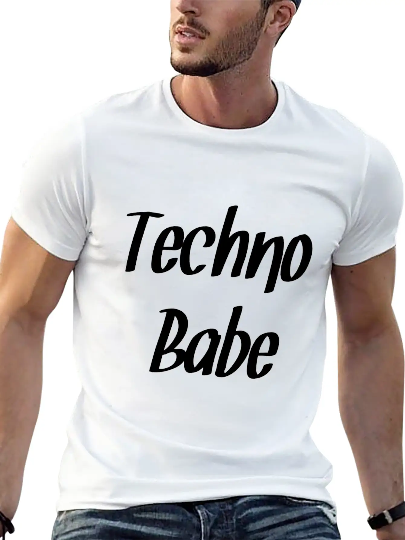 Techno Essential Cotton Tee For Daily Outfits ¨C Unisex Style
