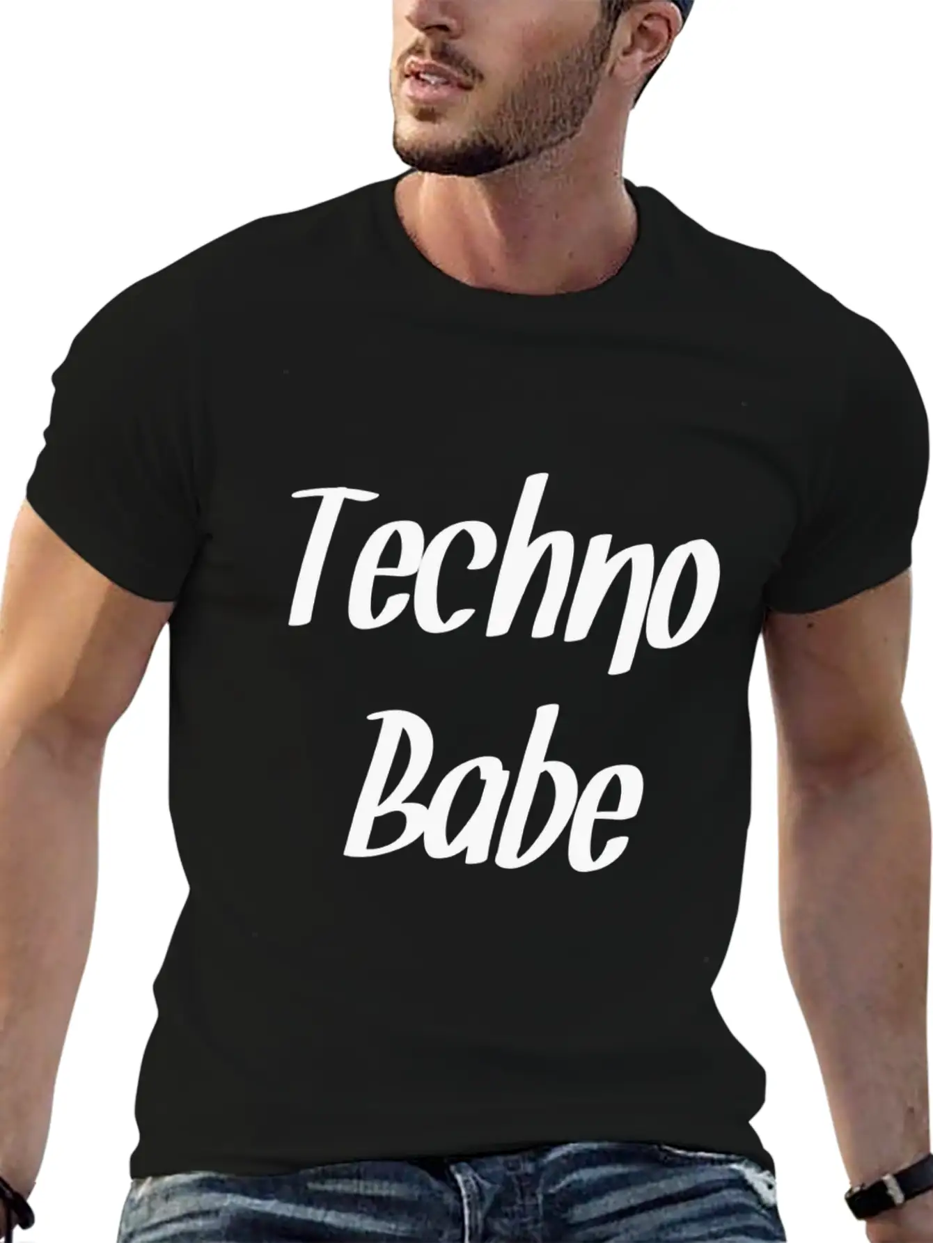 Techno Essential Cotton Tee For Daily Outfits ¨C Unisex Style