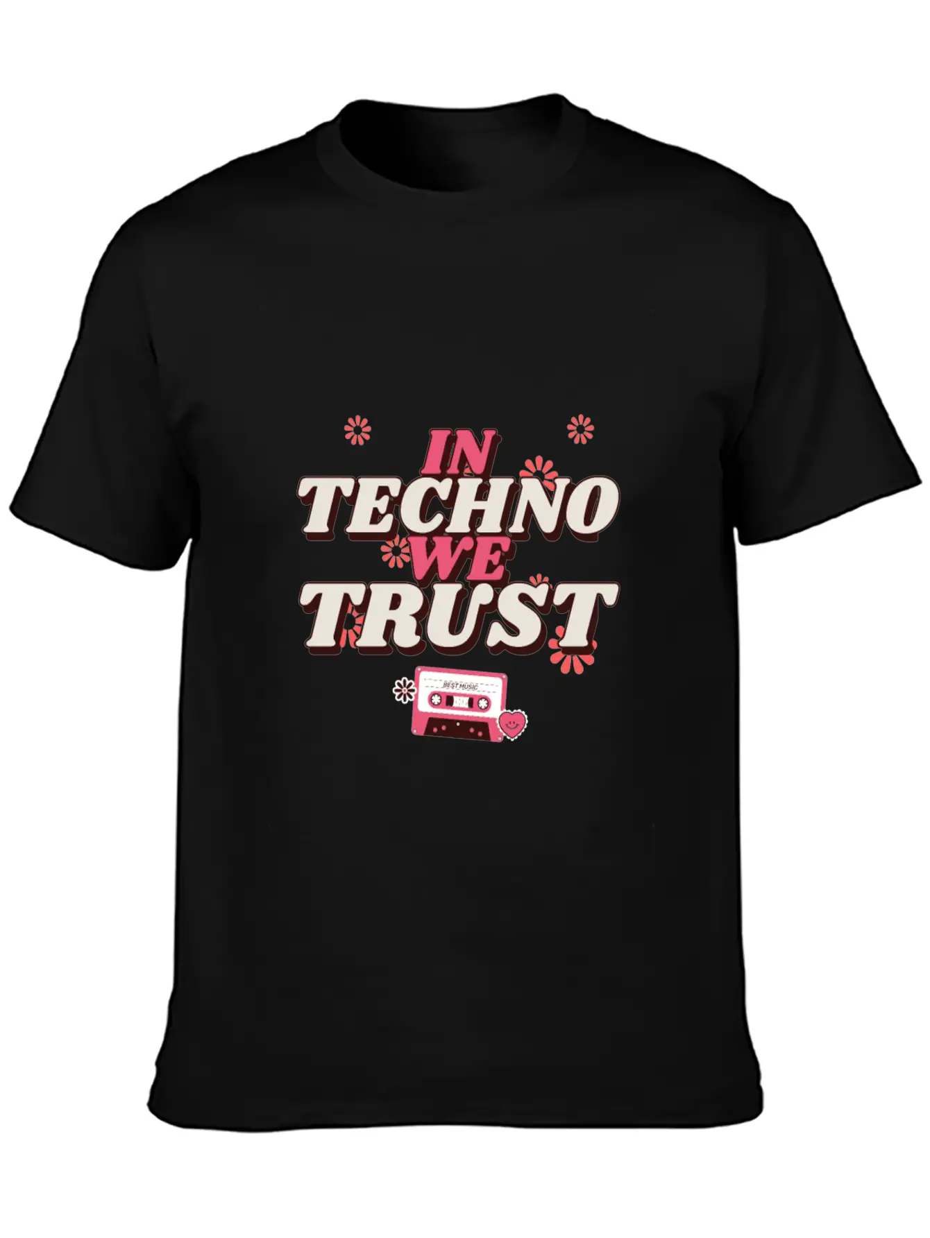 Techno For People Who Like Techno Music Basic Graphic T-Shirt ¨C Daily Comfort In Soft Cotton