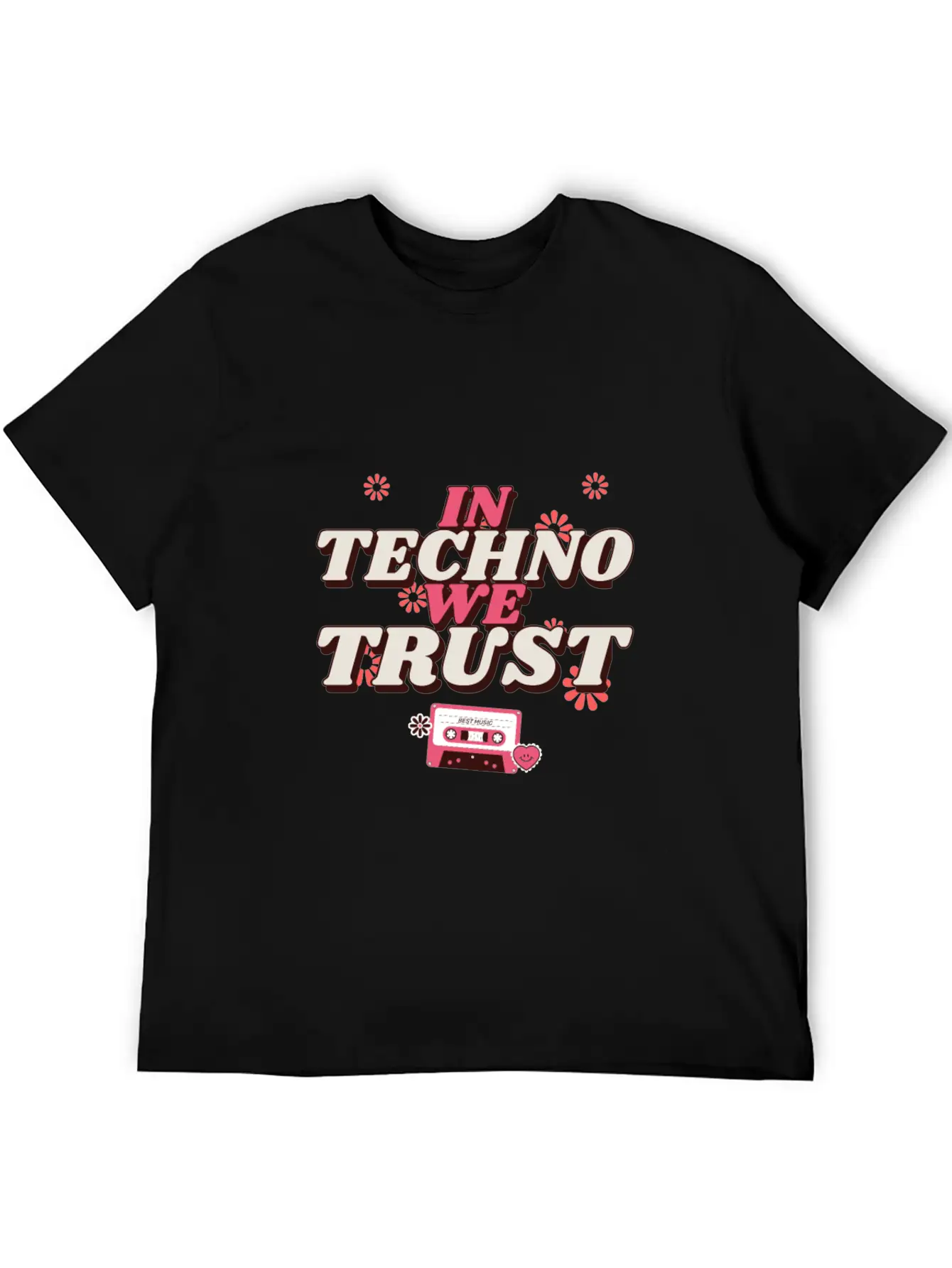 Techno For People Who Like Techno Music Basic Graphic T-Shirt ¨C Daily Comfort In Soft Cotton