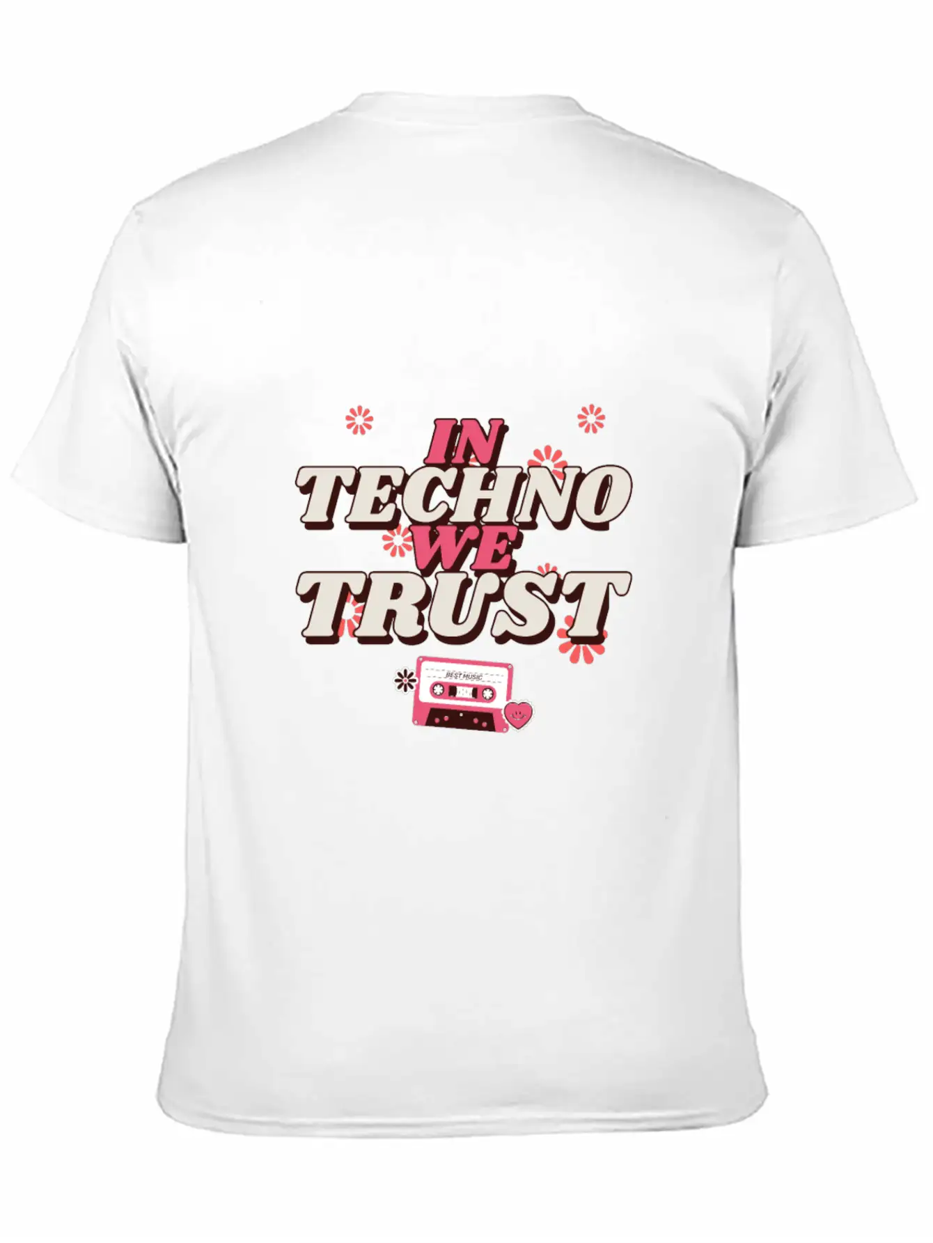 Techno For People Who Like Techno Music Basic Graphic T-Shirt ¨C Daily Comfort In Soft Cotton